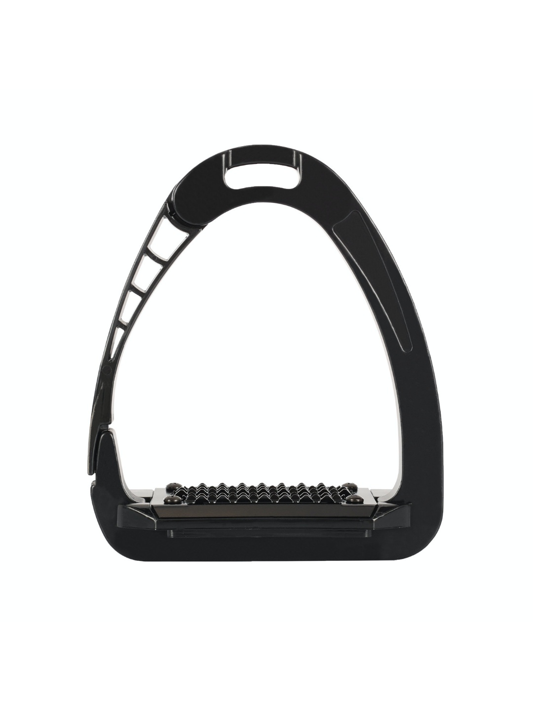 رکاب ACAVALLO مدل ایمنی Arena Alupro – مشکی کامل — 2