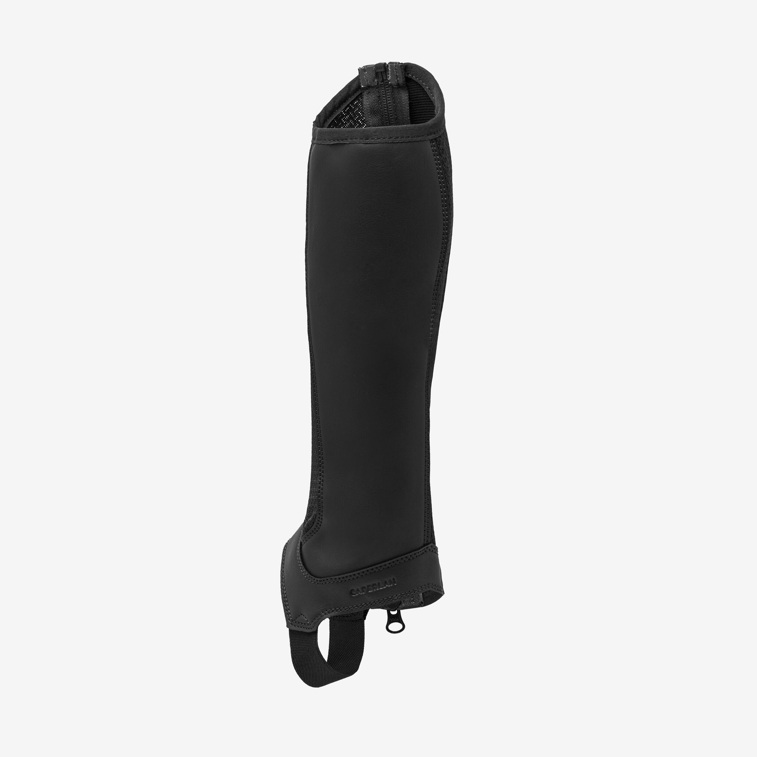 گتر مشبک سوارکاری کودک FOUGANZA مدل 100 - مشکی — 2