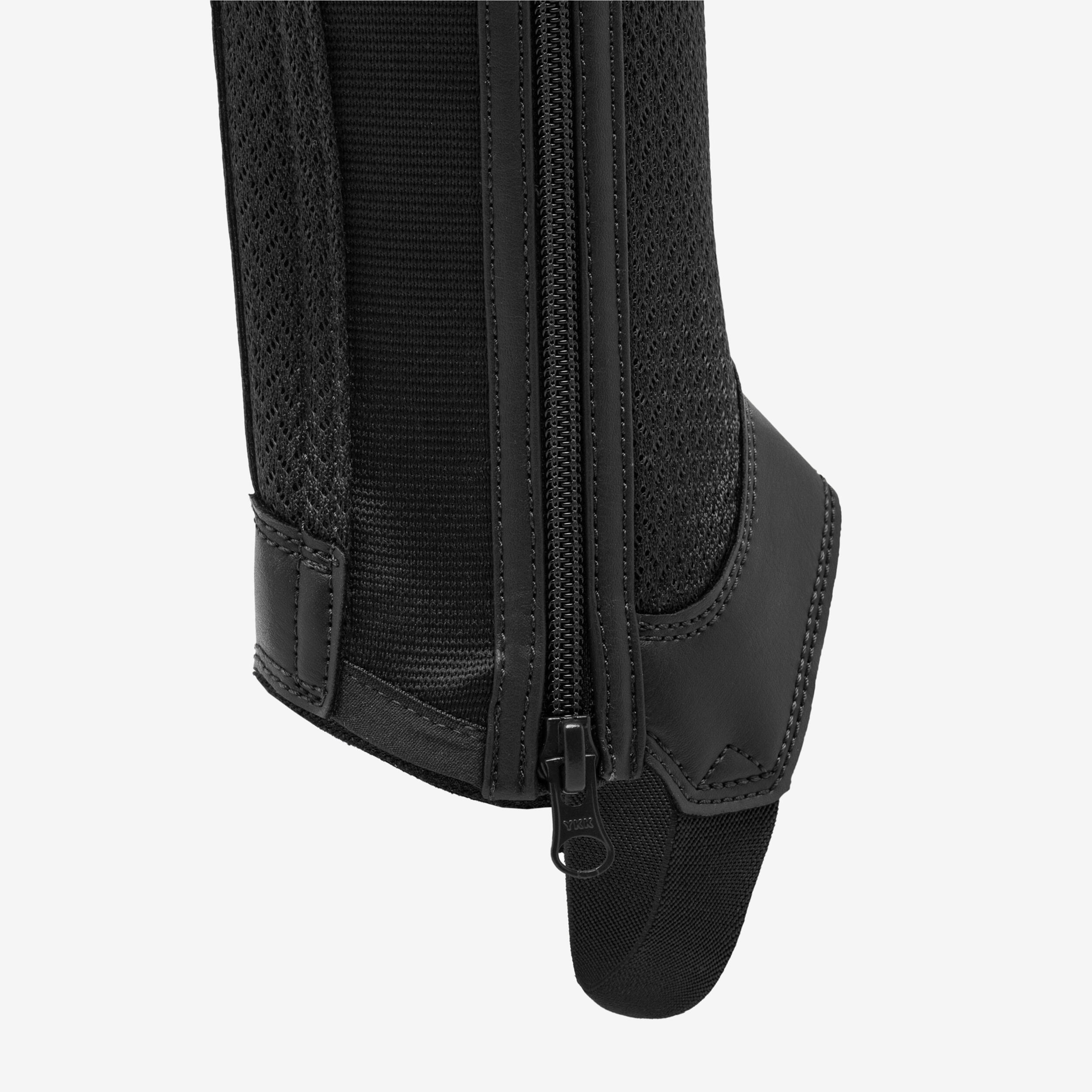 گتر مشبک سوارکاری کودک FOUGANZA مدل 100 - مشکی — 3