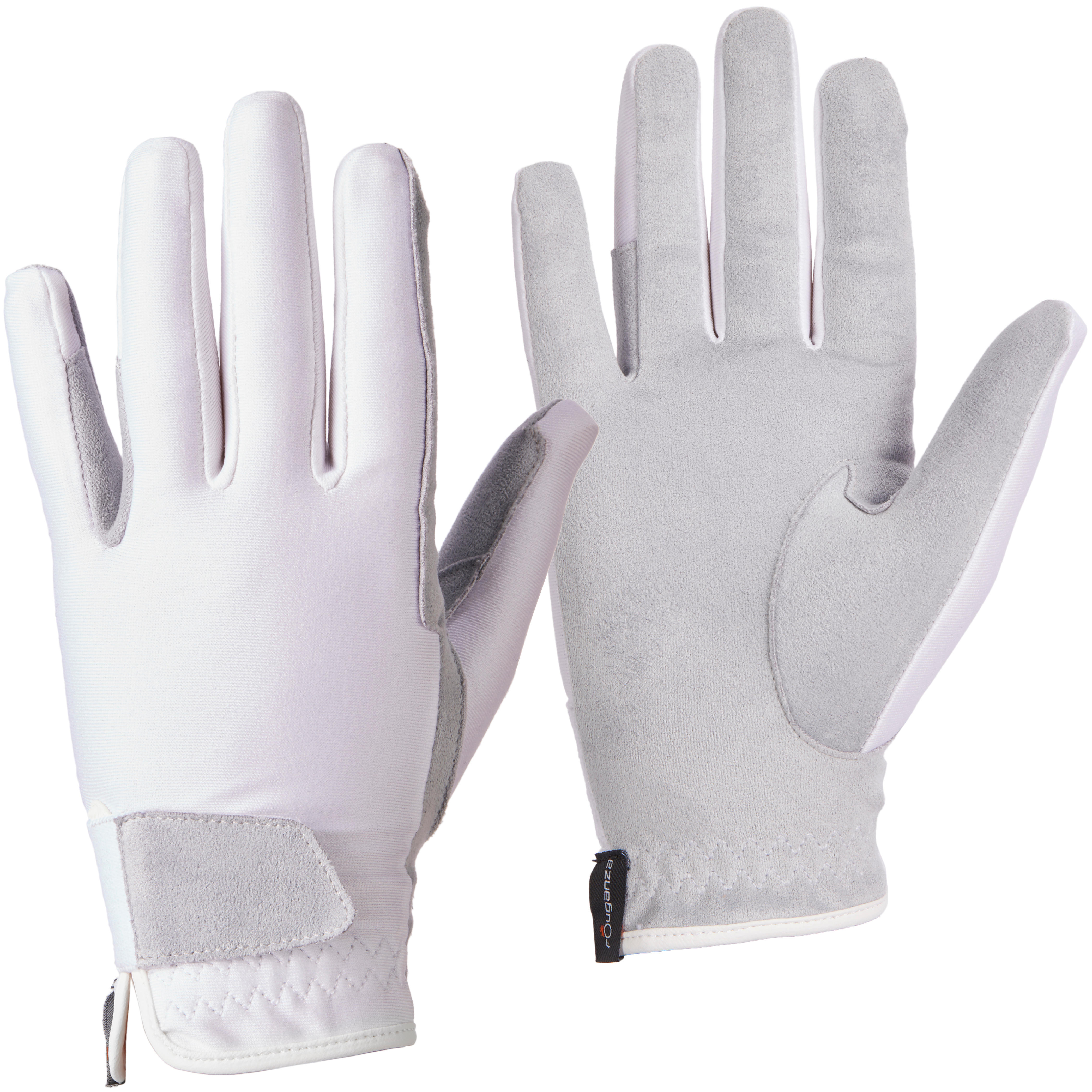 دستکش سوارکاری کودک FOUGANZA Basic - مشکی — 5