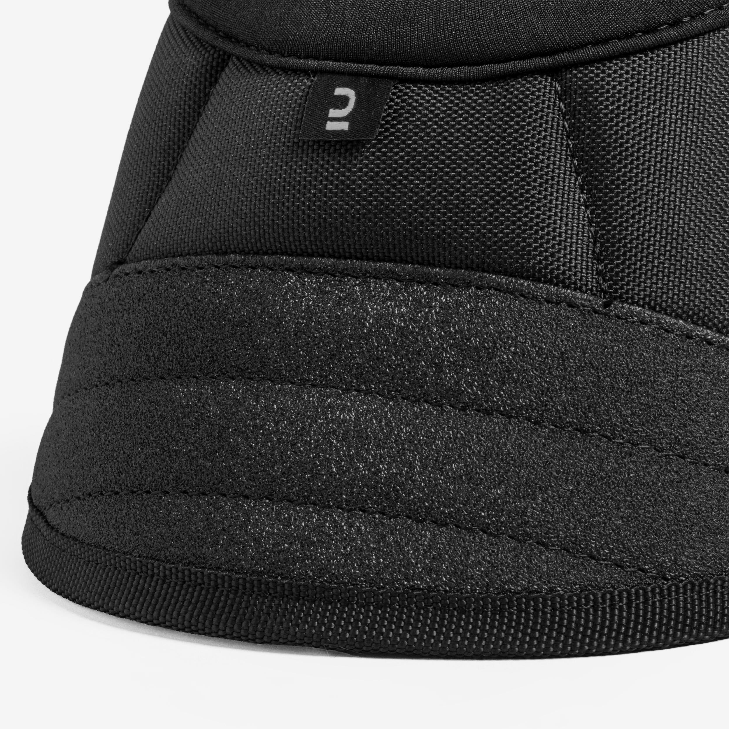 محافظ پای Open Front اسب FOUGANZA مدل 500؛ جفتی، مشکی — 3