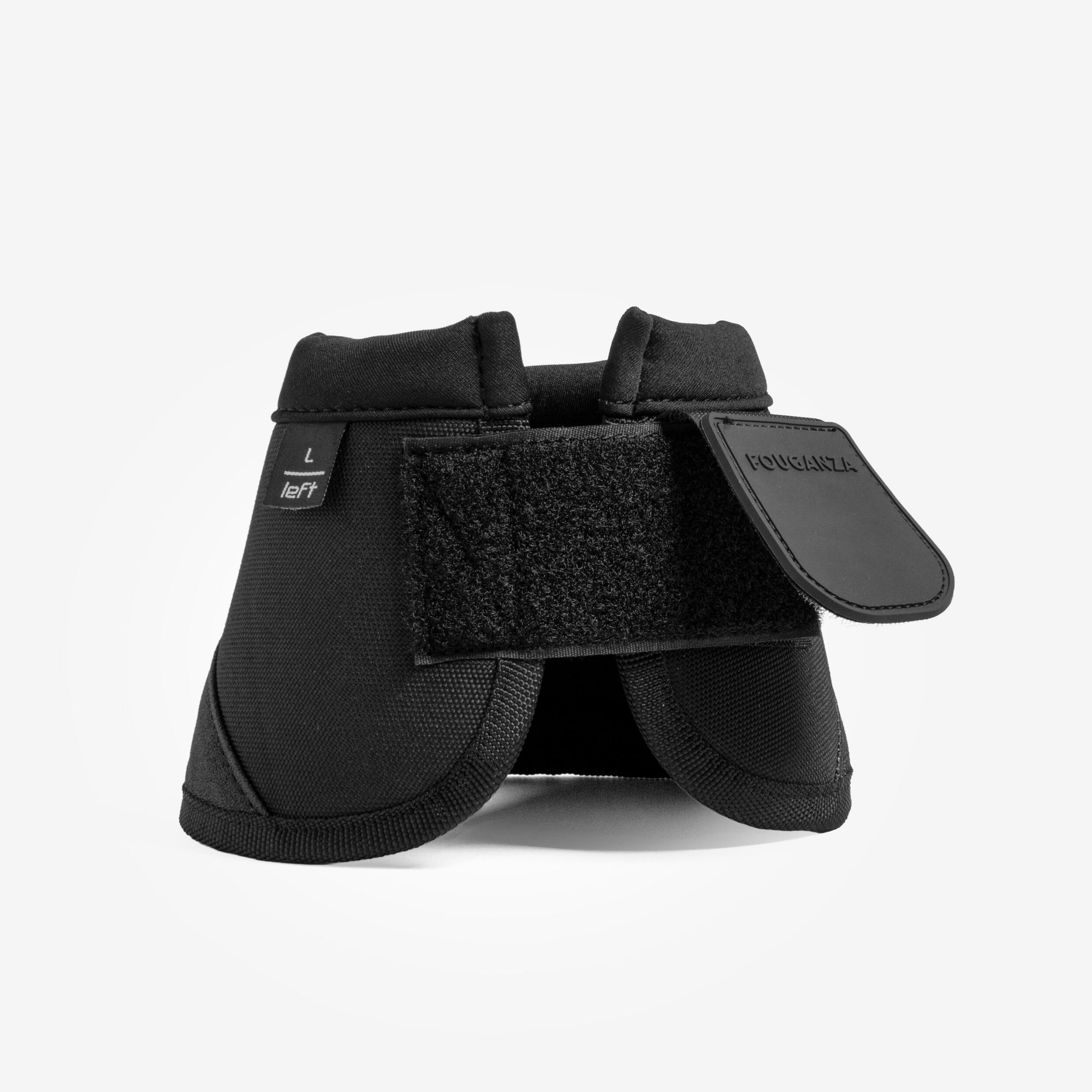 محافظ پای Open Front اسب FOUGANZA مدل 500؛ جفتی، مشکی — 5