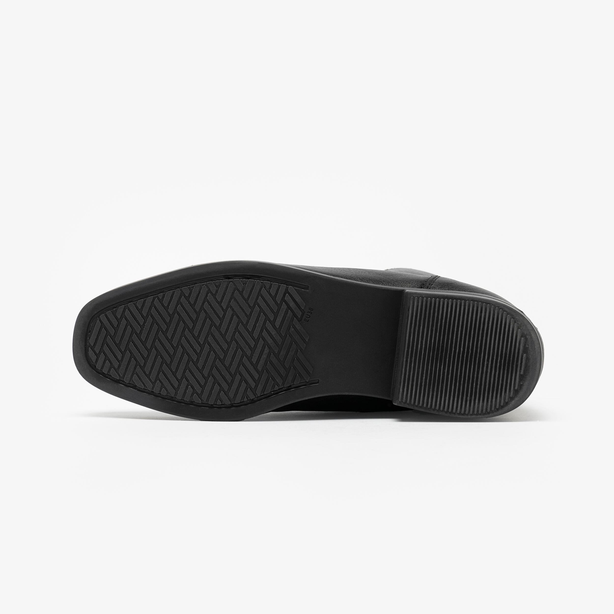 نیمبوت سوارکاری بنددار چرمی FOUGANZA مدل 900 مشکی — 6