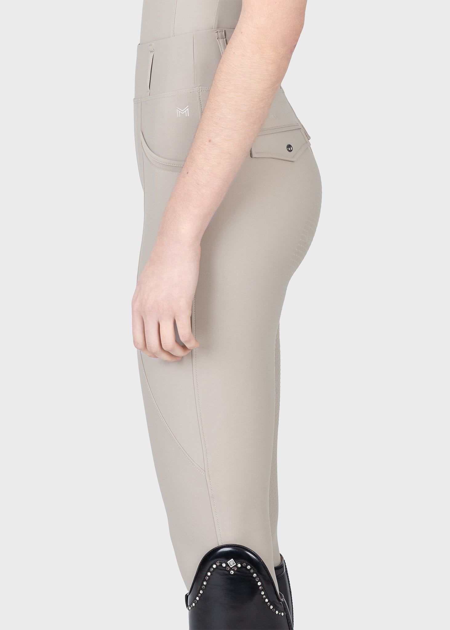 تایت سوارکاری MAXIMILLIAN مدل Full Grip رنگ Soft Boz Kahverengi — 4