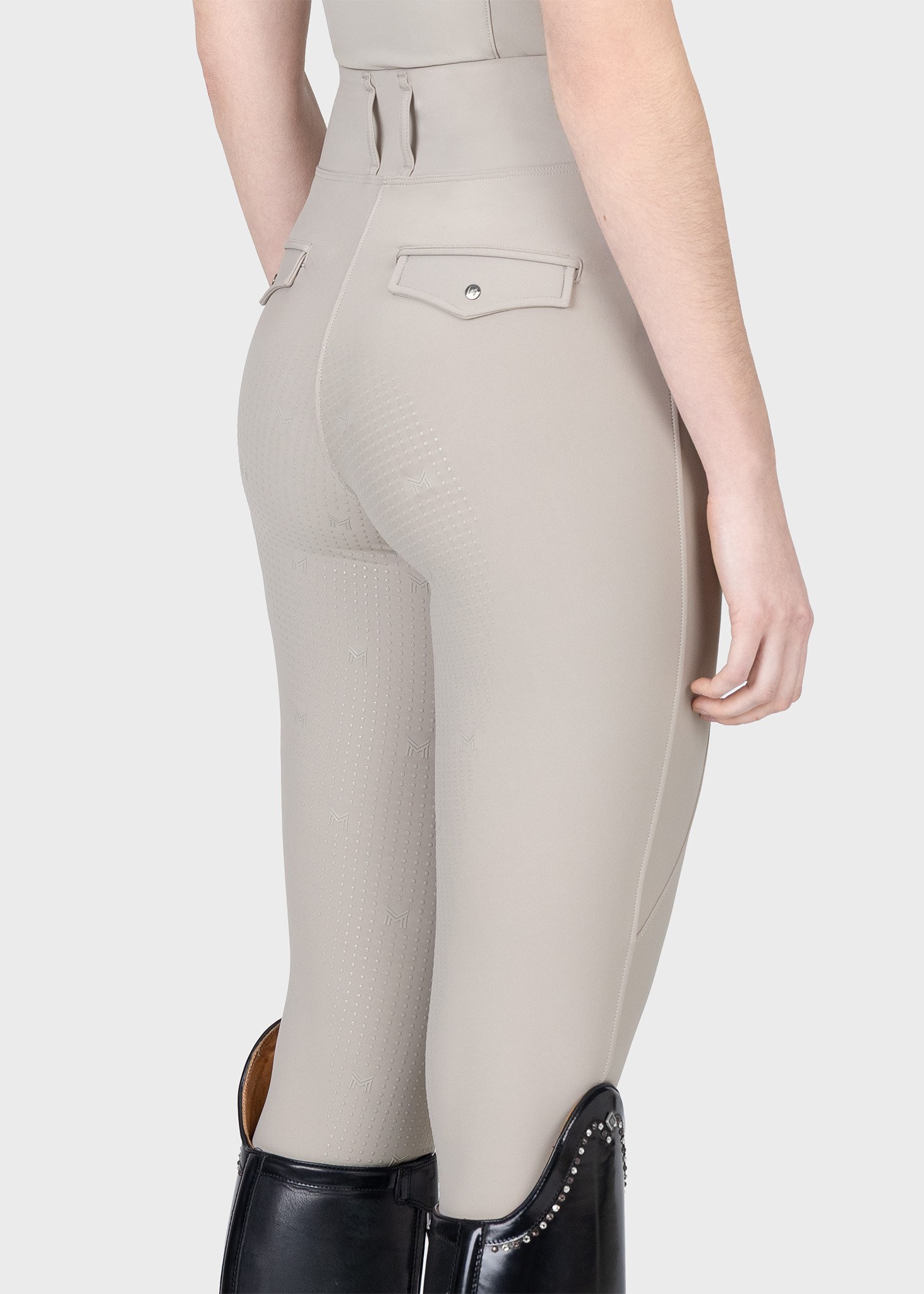 تایت سوارکاری MAXIMILLIAN مدل Full Grip رنگ Soft Boz Kahverengi — 7