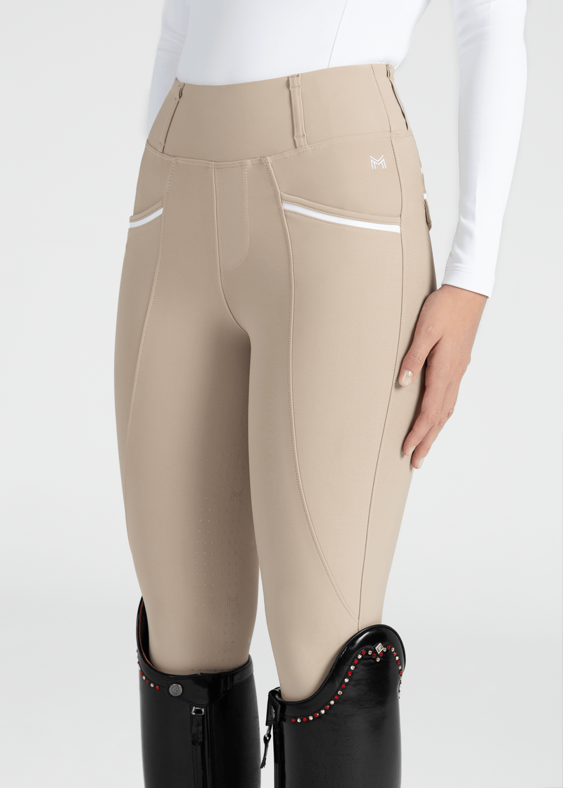 لگینگ سوارکاری MAXIMILLIAN Pro بژ Full Grip — 8