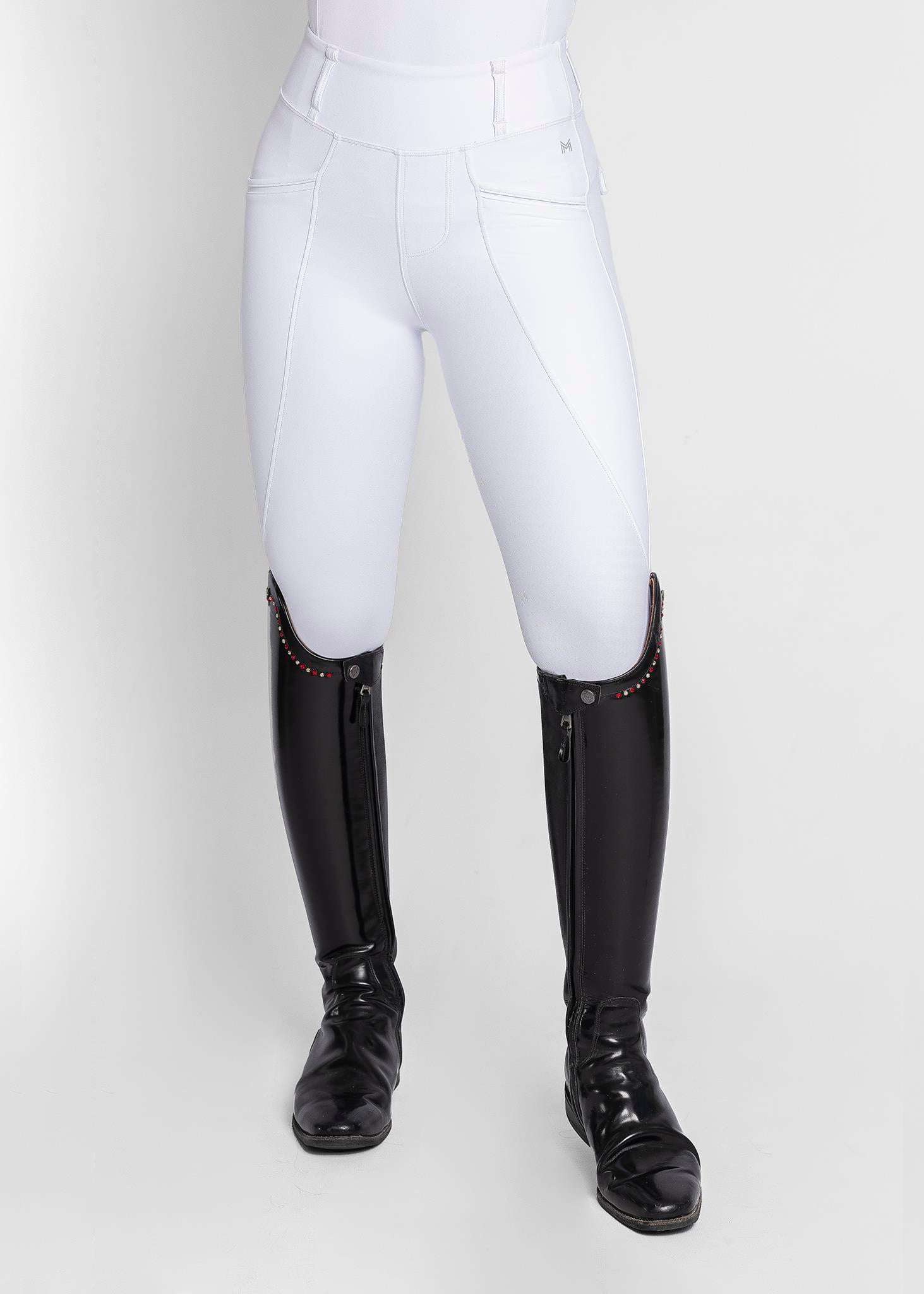 لگ سوارکاری Maximilian Equestrian مدل Pro Riding سفید Full Grip — 6
