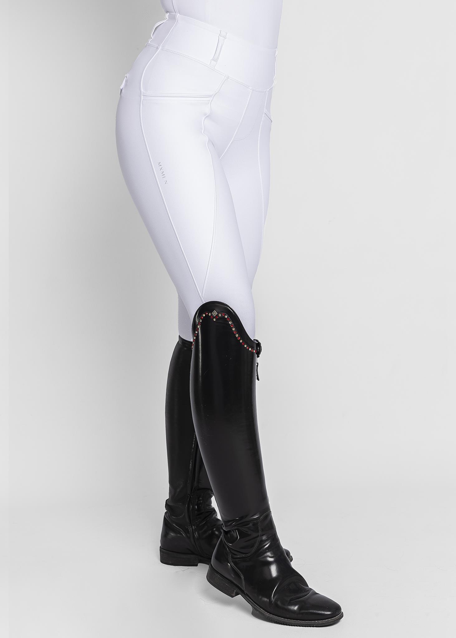 لگ سوارکاری Maximilian Equestrian مدل Pro Riding سفید Full Grip — 4