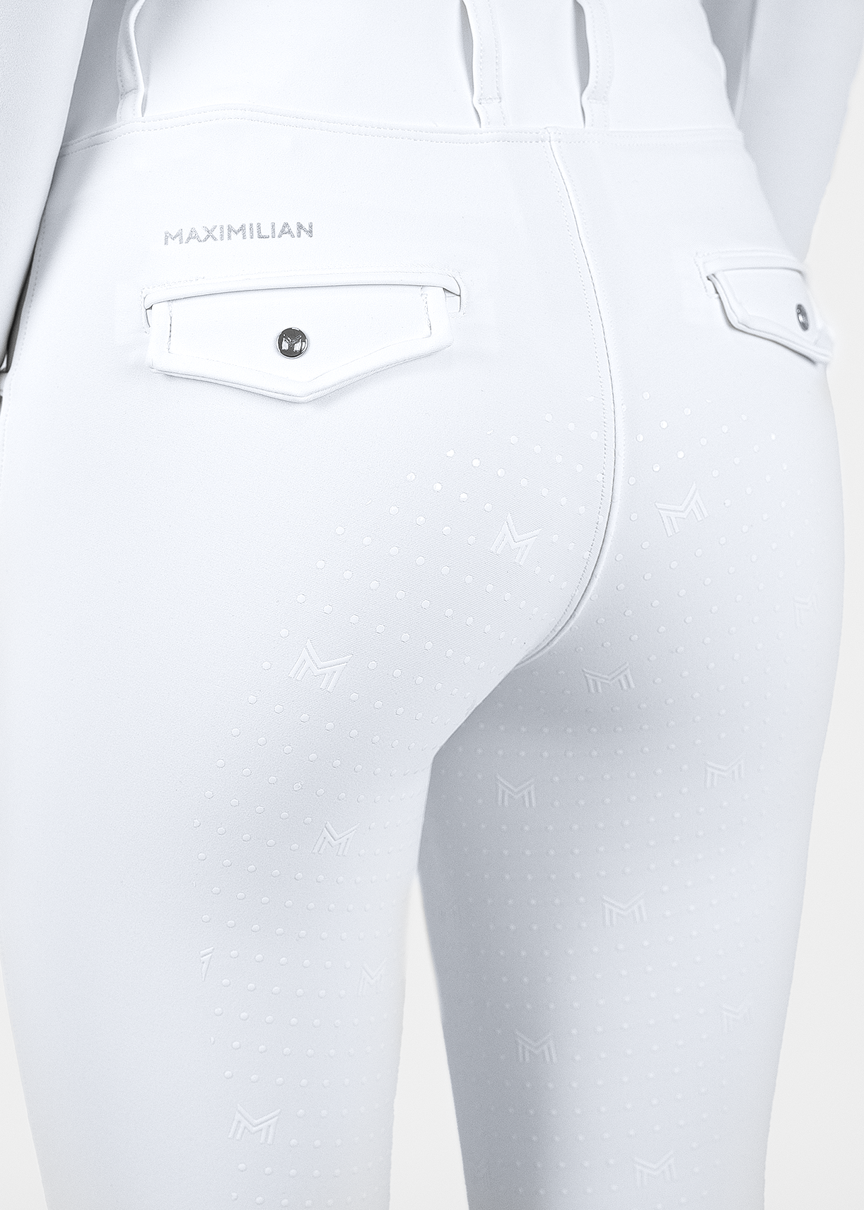 تایت سوارکاری جوانان Maximilian Equestrian مدل YR Pro سفید — 8