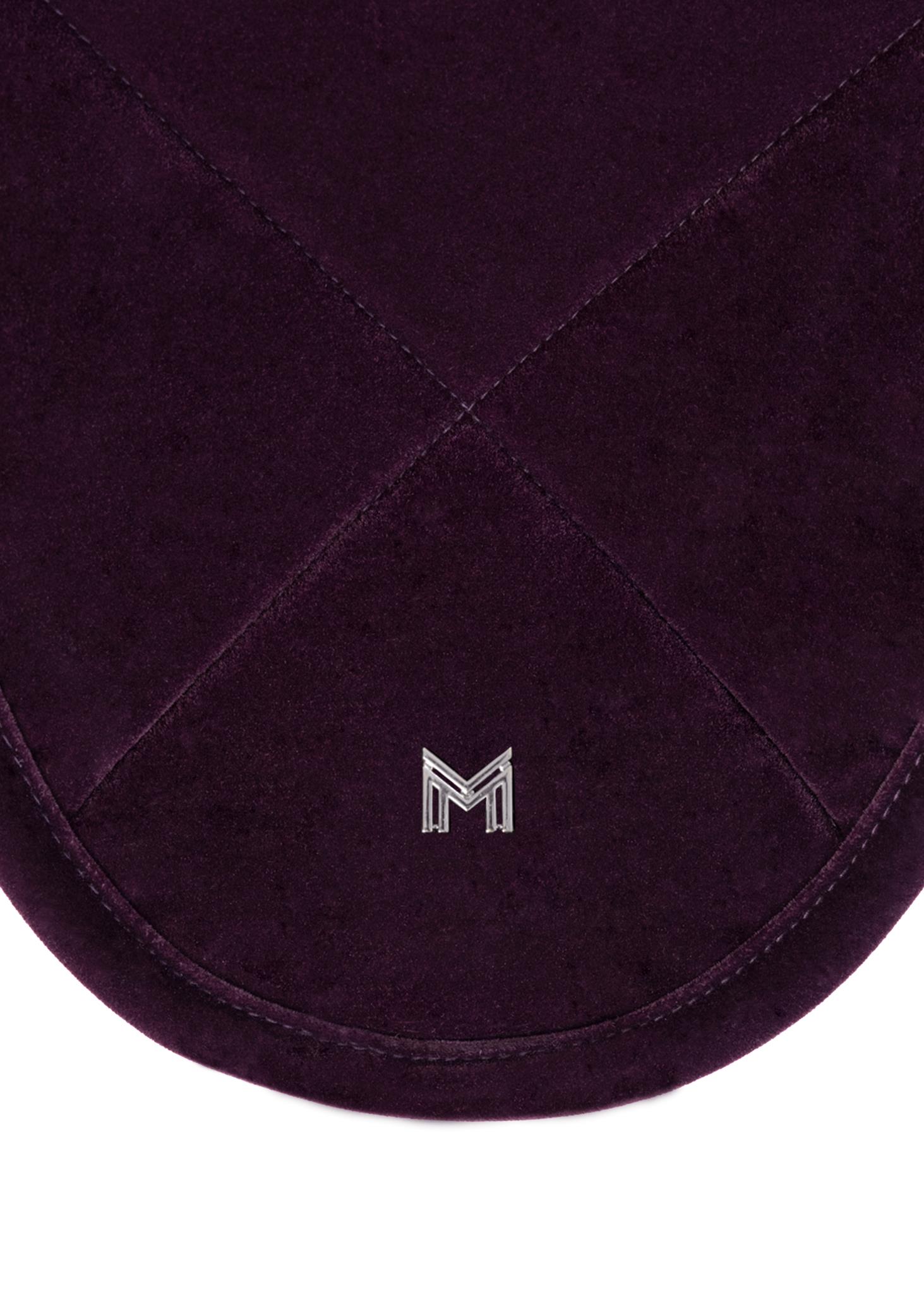 گوش گیر اسب Maximilian Equestrian مدل مخمل - آمتیست — 3