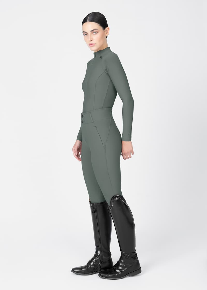 بلوز آستینبلند سوارکاری Maximilian Equestrian Origin Base (Ivy) — 2