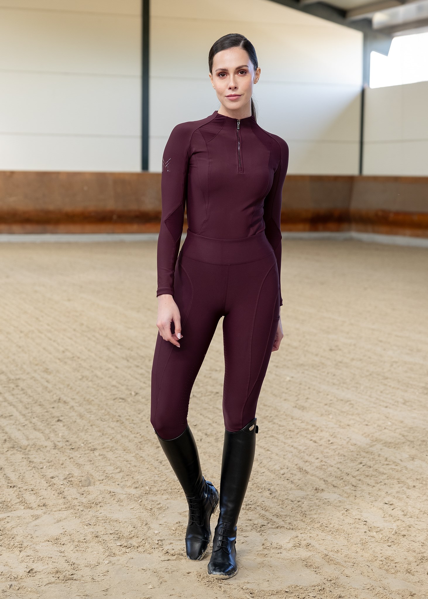 بلوز آستینبلند لایه پایه سوارکاری Maximilian Equestrian مدل Frame — 2