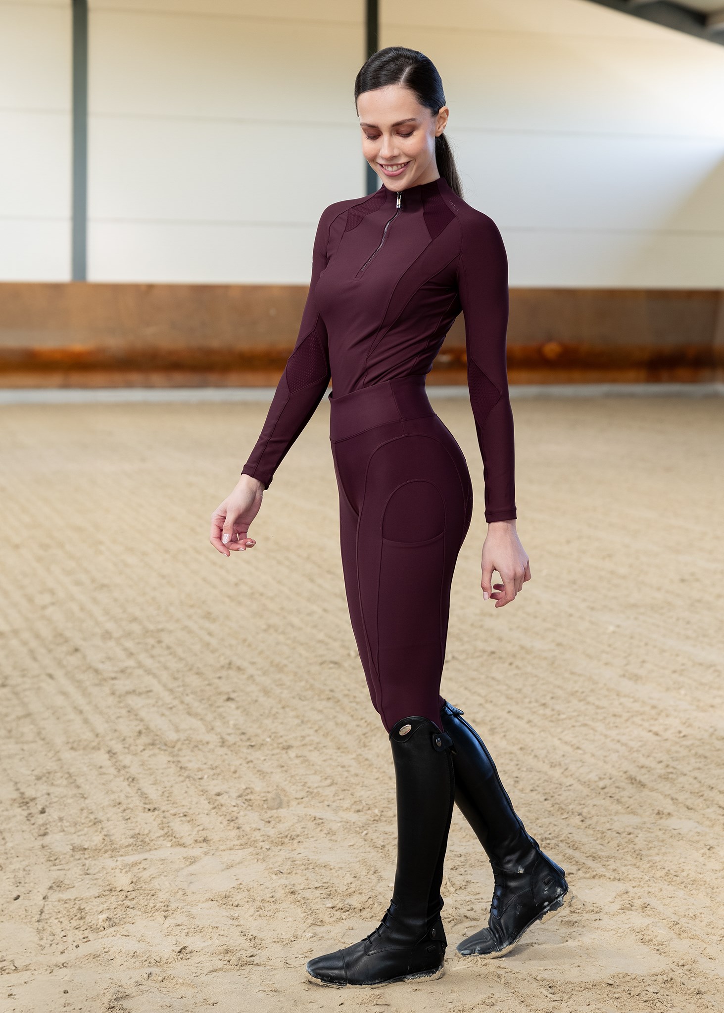 بلوز آستینبلند لایه پایه سوارکاری Maximilian Equestrian مدل Frame — 1