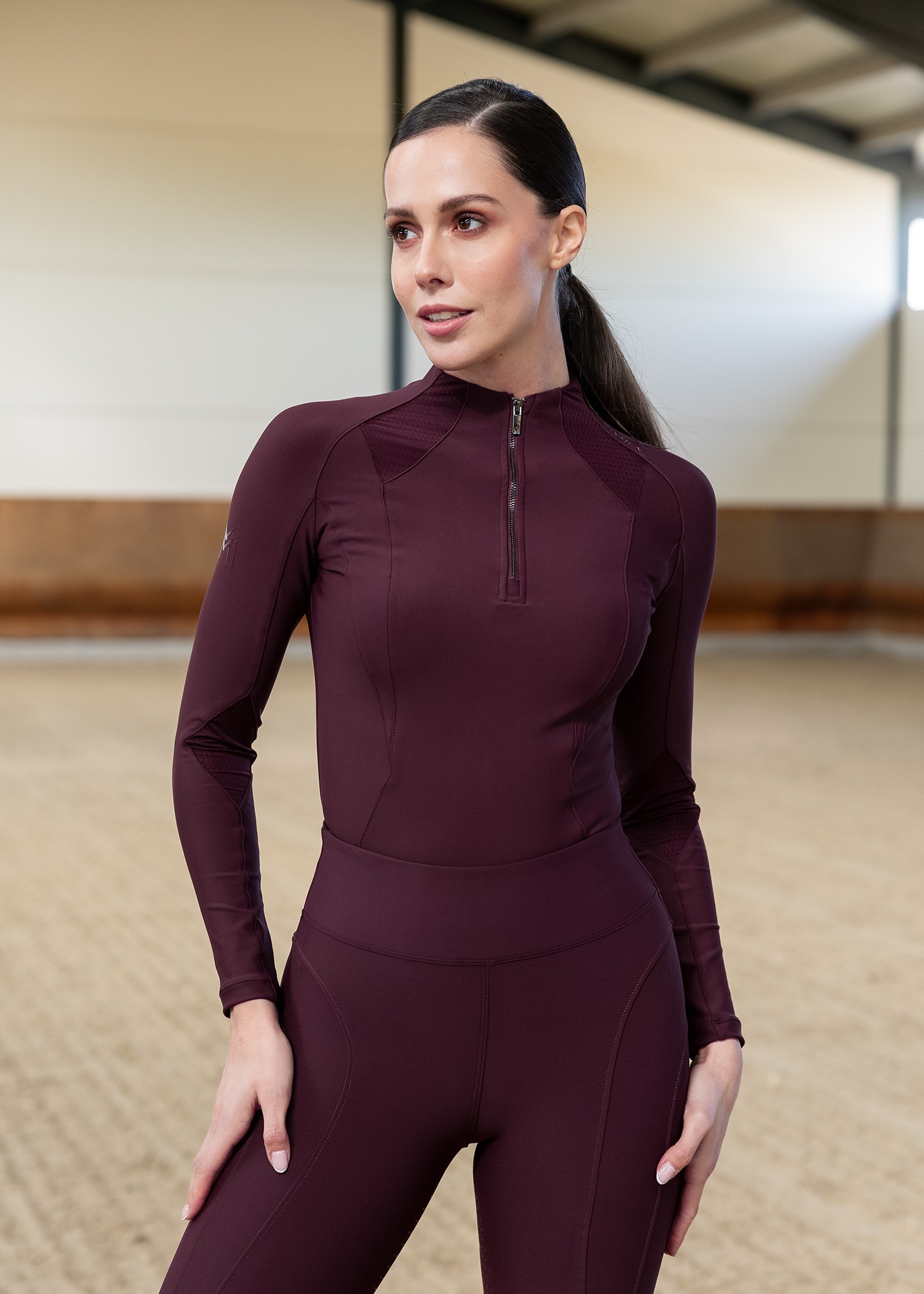 بلوز آستینبلند لایه پایه سوارکاری Maximilian Equestrian مدل Frame — 8