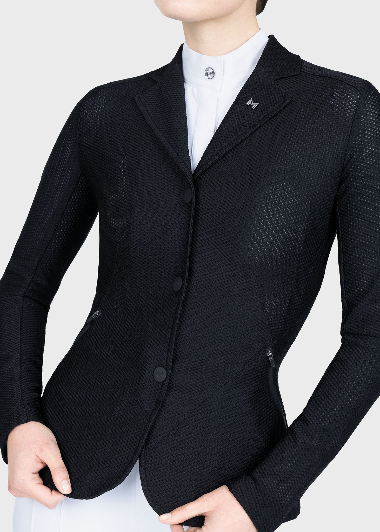 کت مسابقه Maximilian Equestrian مدل Airflow مشکی — 8