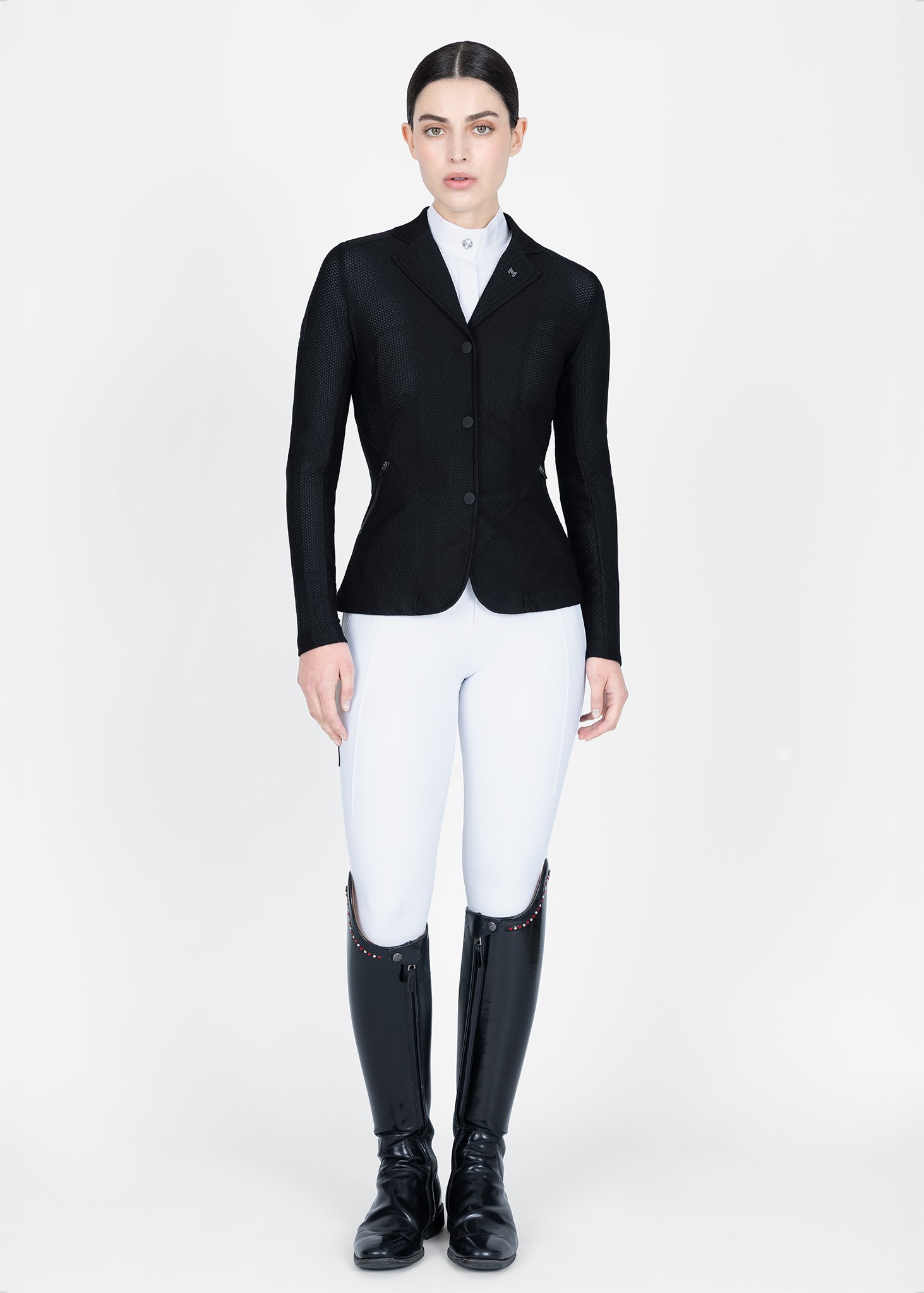 کت مسابقه Maximilian Equestrian مدل Airflow مشکی — 2