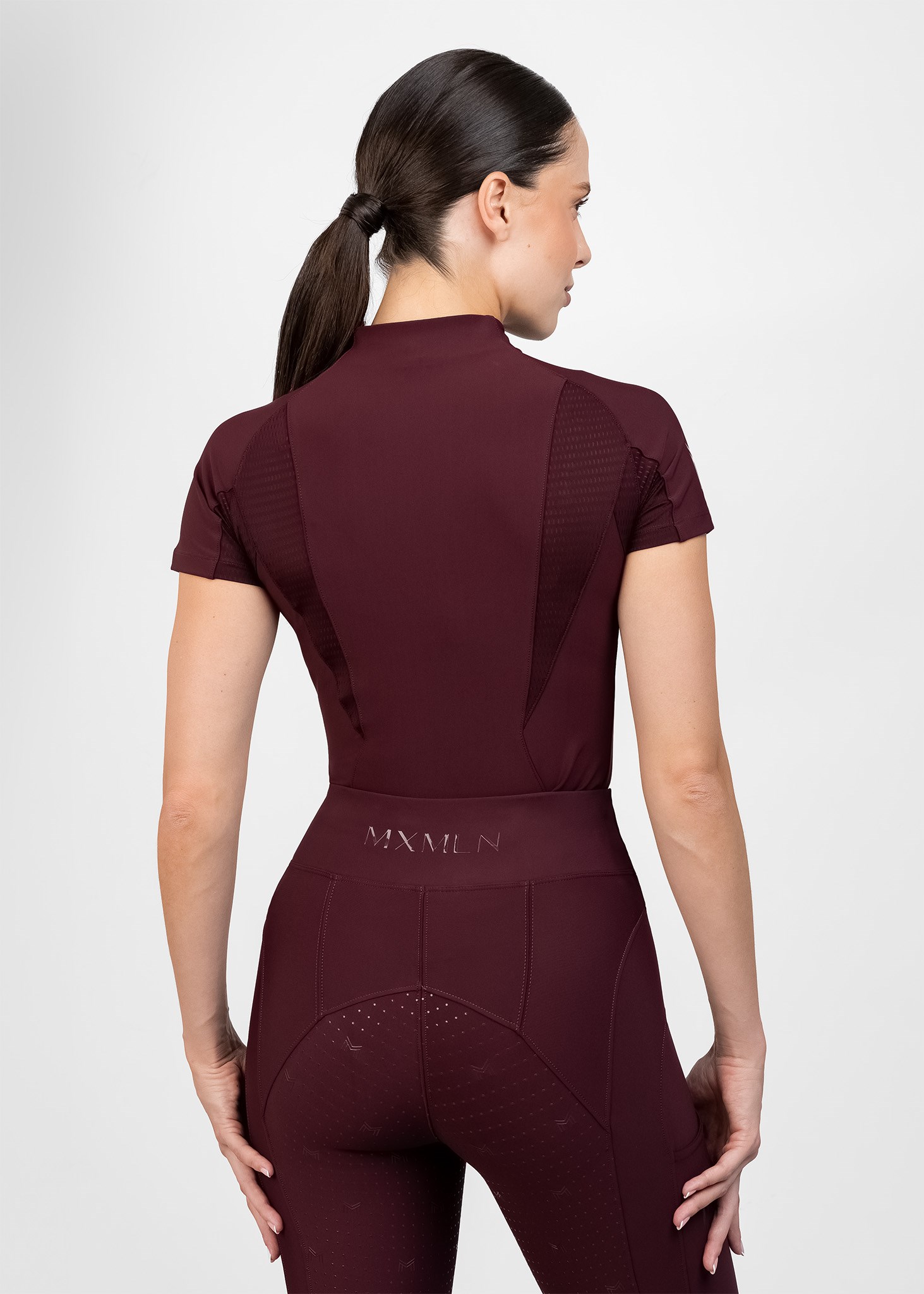 بلوز آستین کوتاه سوارکاری Maximilian Equestrian مدل Frame — 5