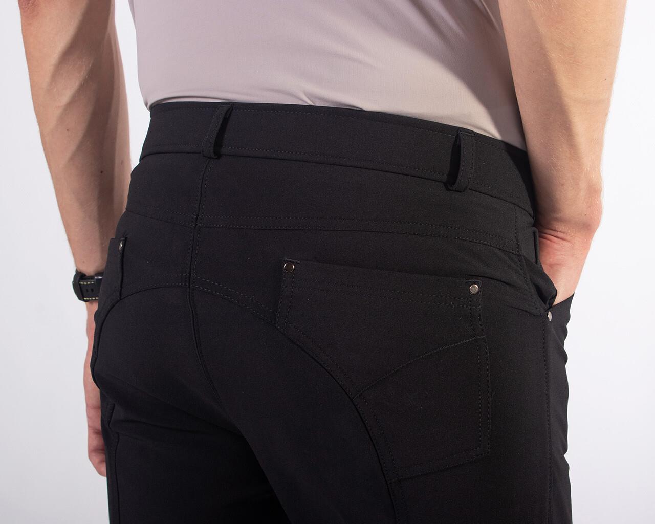 شلوار سوارکاری مردانه QHP مدل Fillip Leg Grip — 5