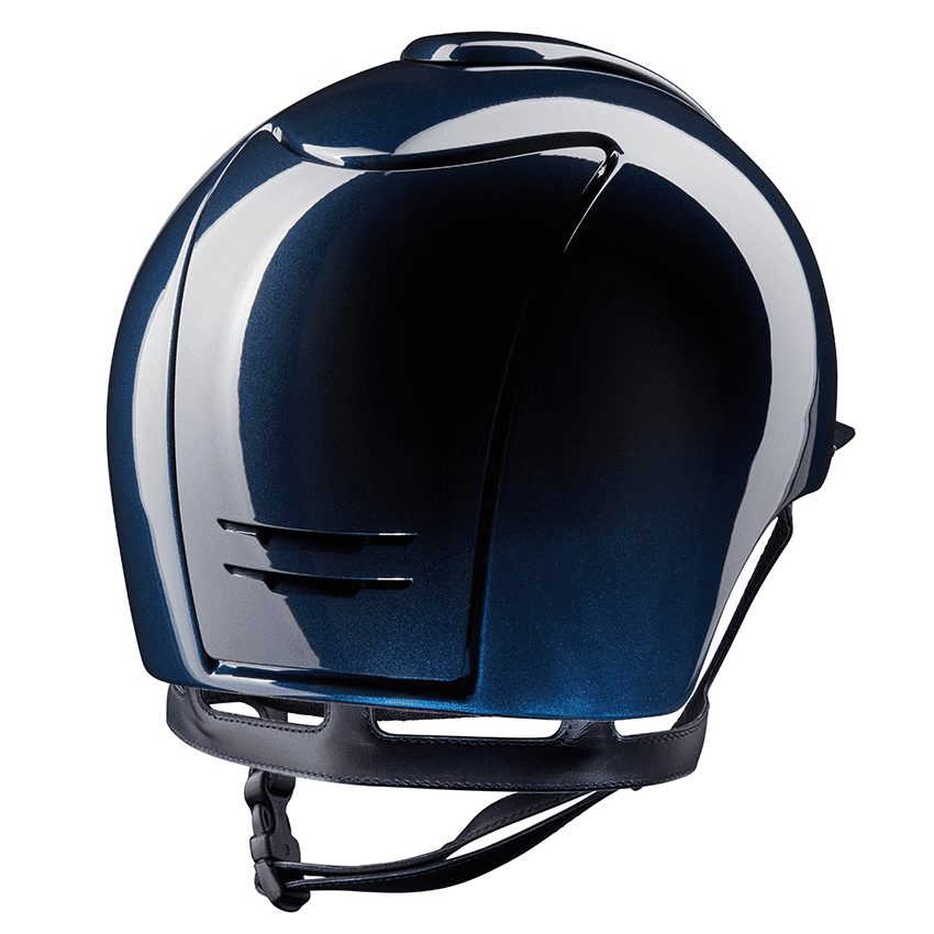 کلاه سوارکاری Kep Italia مدل Cromo 2.0 Shine Blue — 2