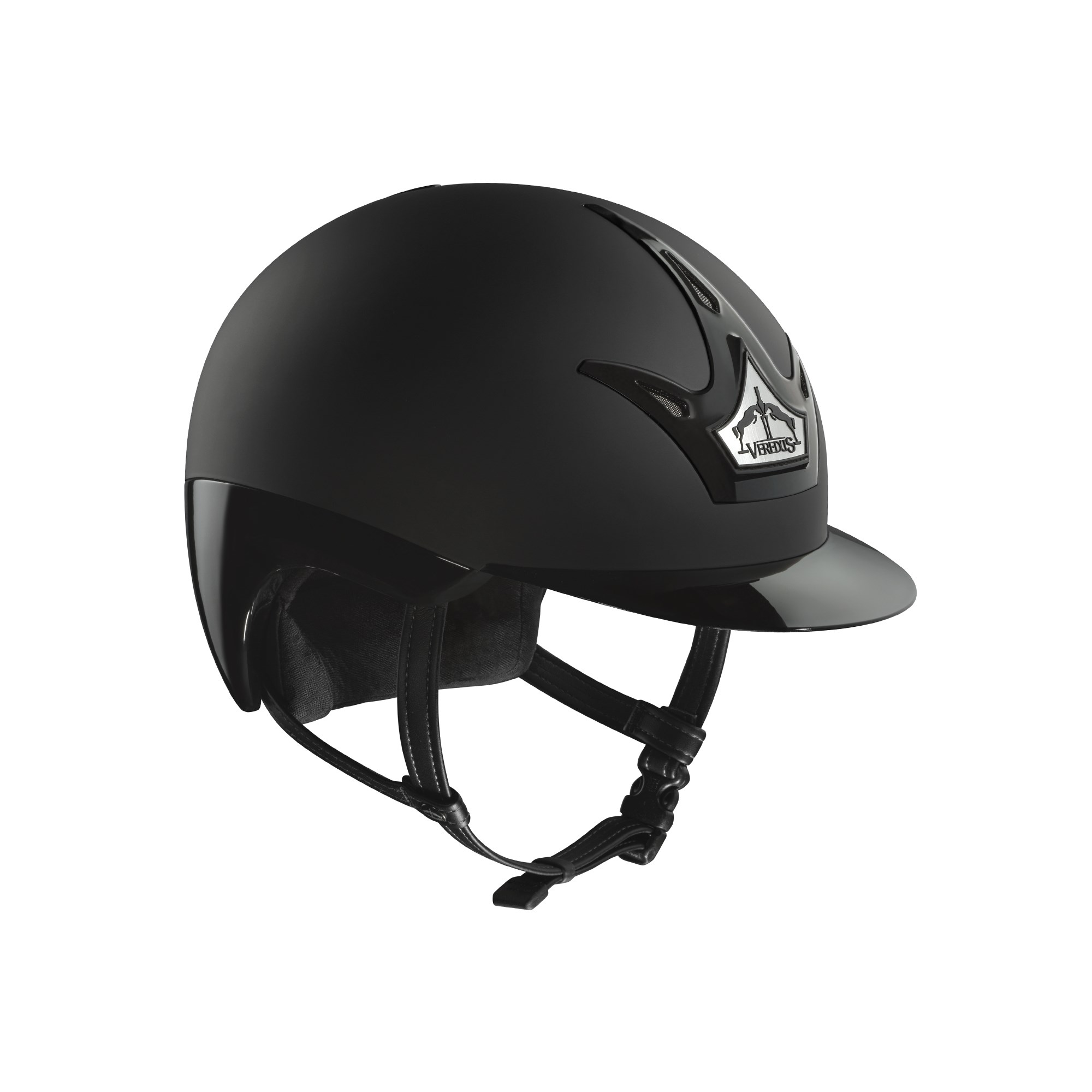 کلاه ایمنی سوارکاری VEREDUS مدل Vita Helmet GST مات مشکی — 1