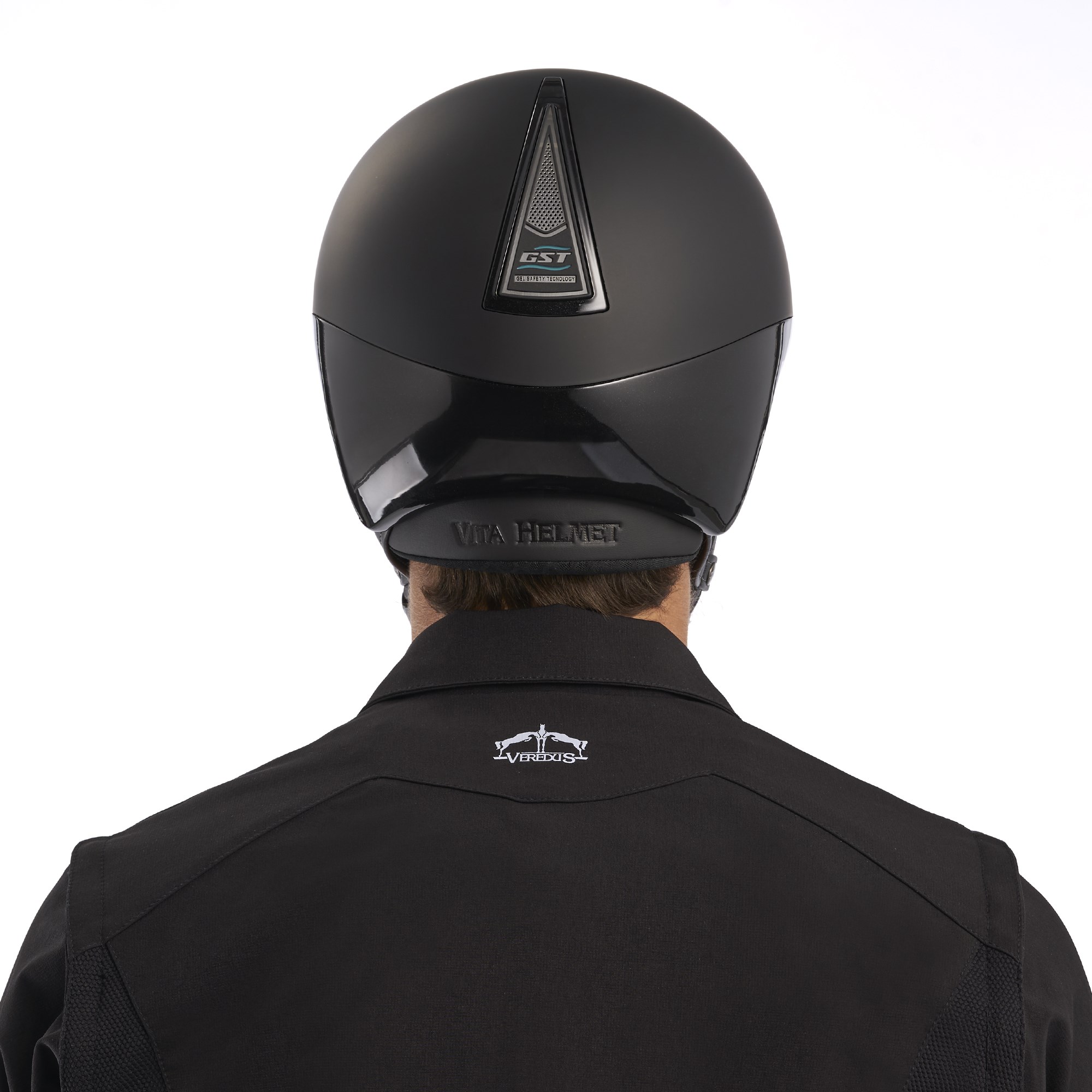 کلاه ایمنی سوارکاری VEREDUS مدل Vita Helmet GST مات مشکی — 6
