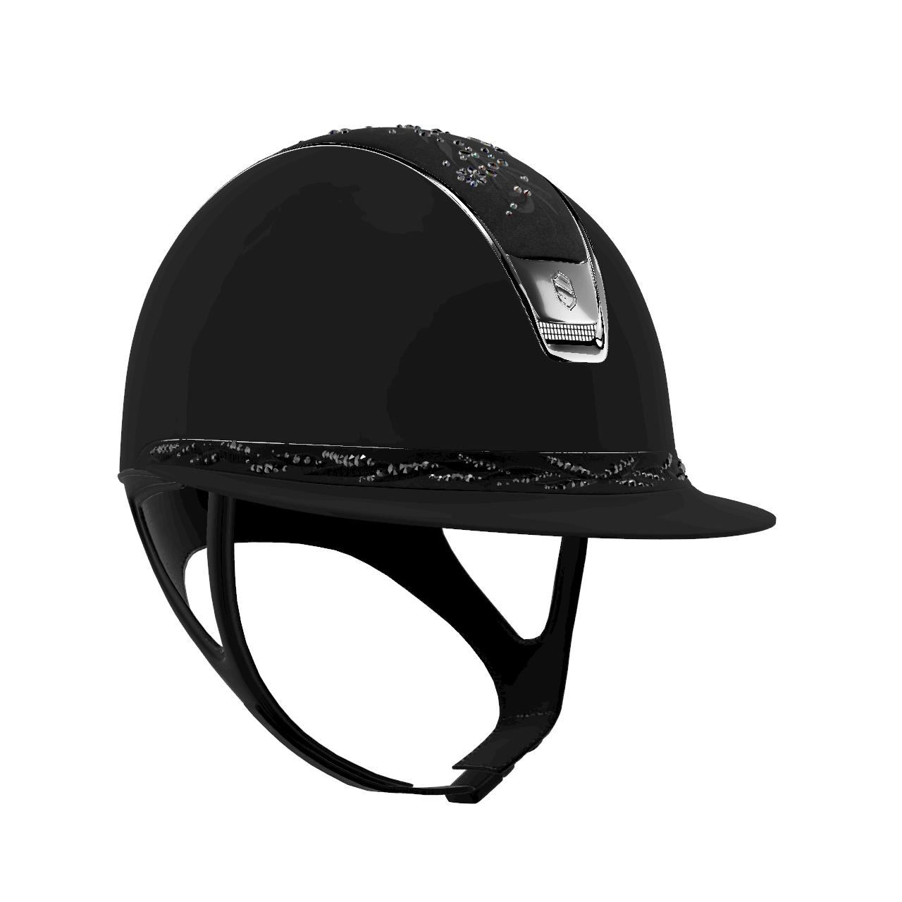 کلاه ایمنی پرش Samshield Miss 2.0 مشکی مات - مدل 1
