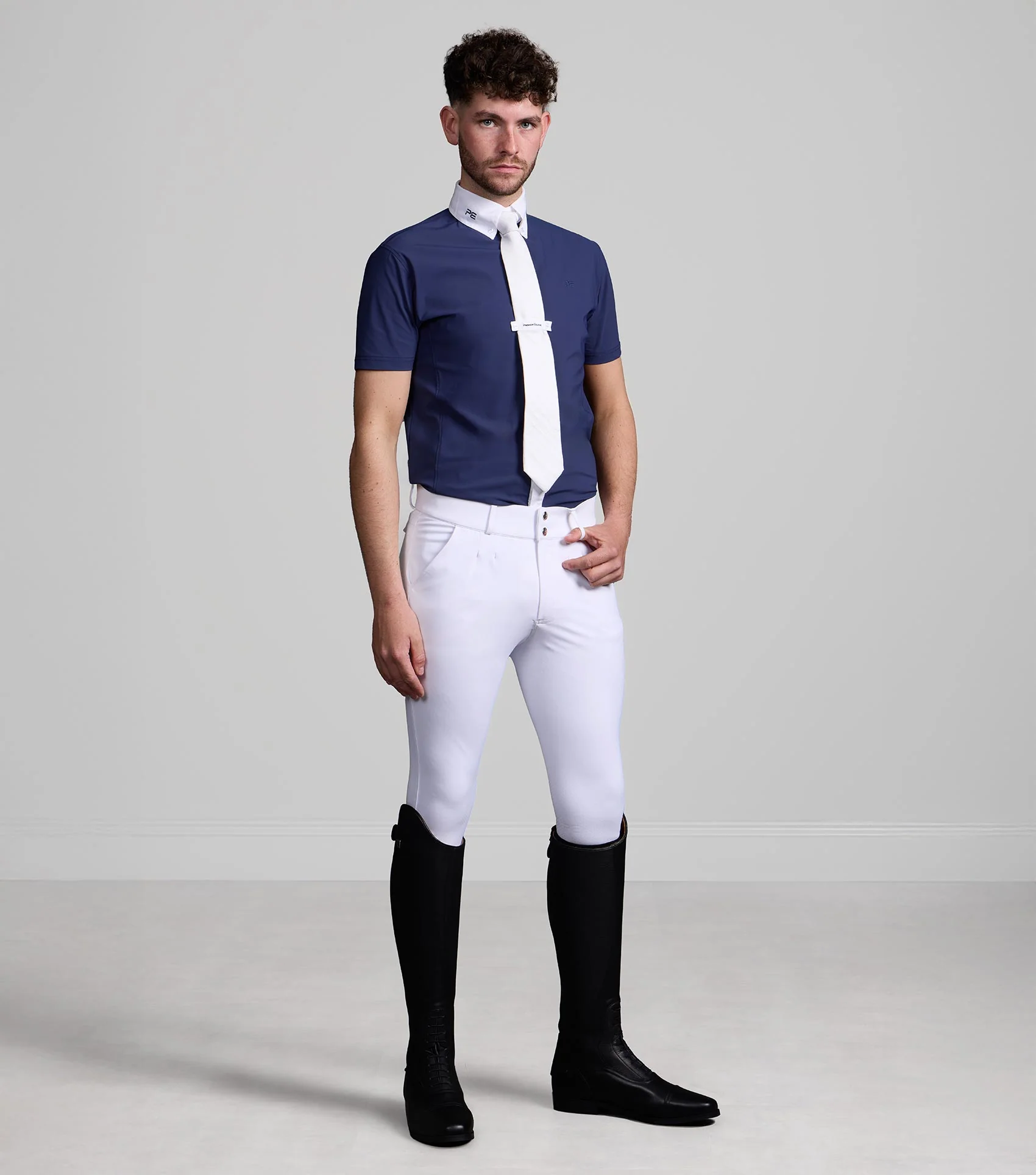 پیراهن مسابقه آستین کوتاه مردانه Premier Equine مدل Rubato — 6
