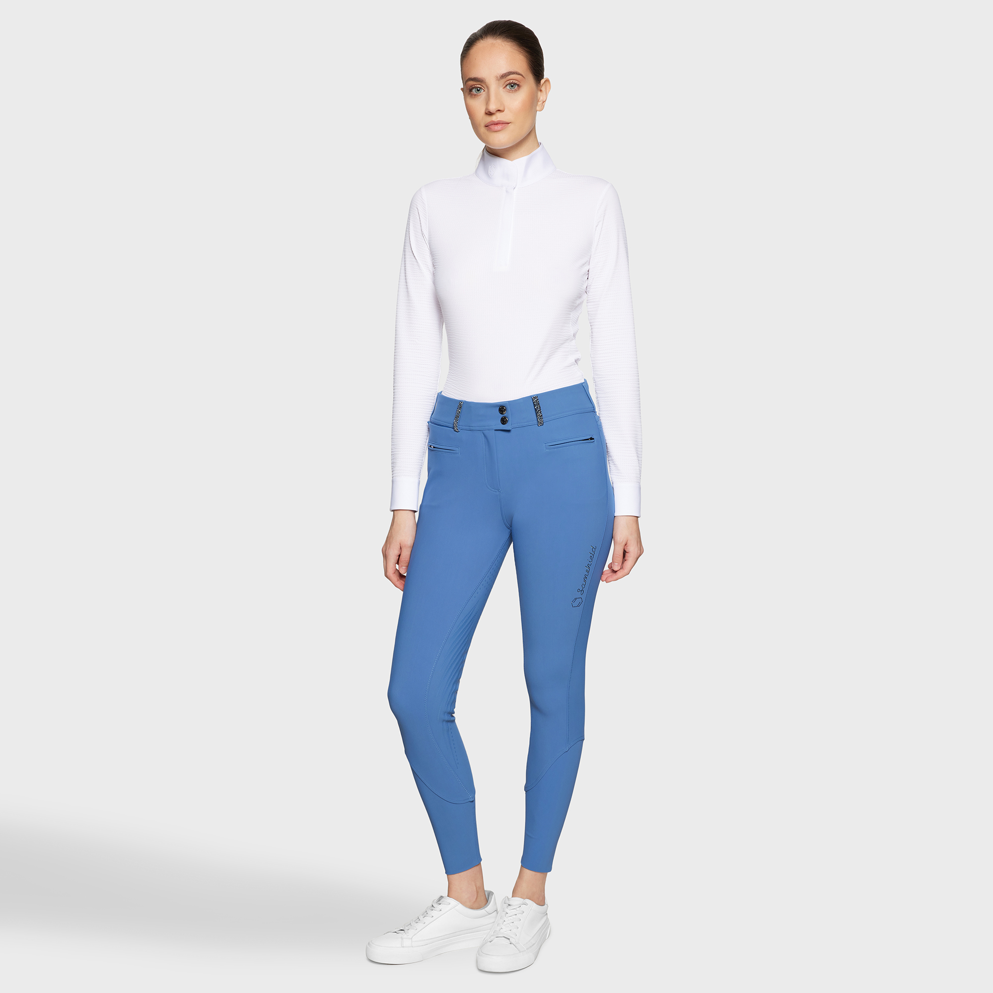 شلوار سوارکاری زنانه سمشیلد مدل Clara Premium Full Grip (+ Twilight)