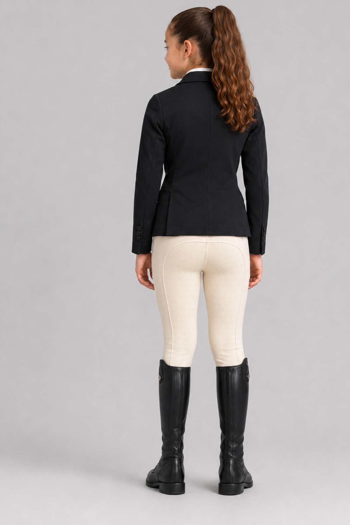 شلوار سوارکاری کودک یونیسکس GALLOPRISE بژ — 2