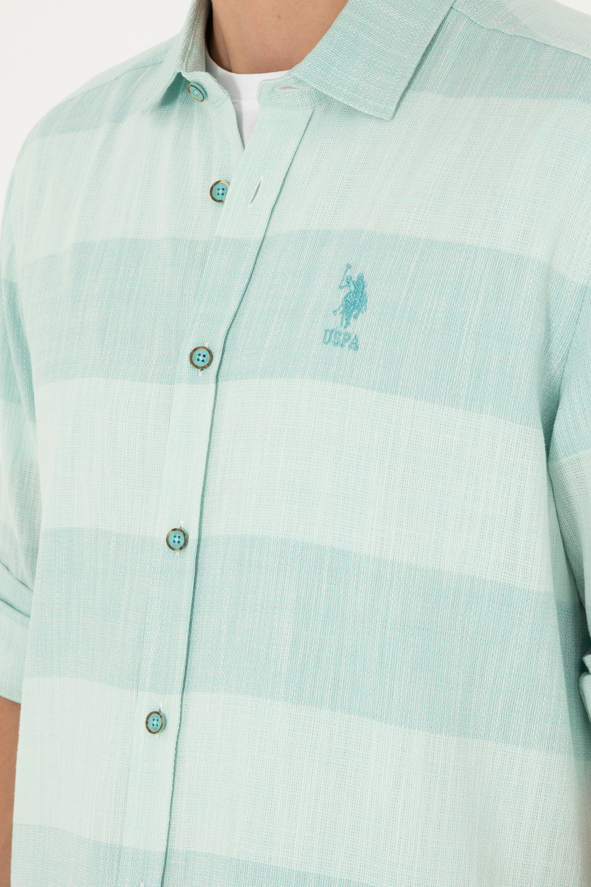 پیراهن مردانه آستین بلند U.S. Polo Assn. مدل 50283818-VR090 — 7