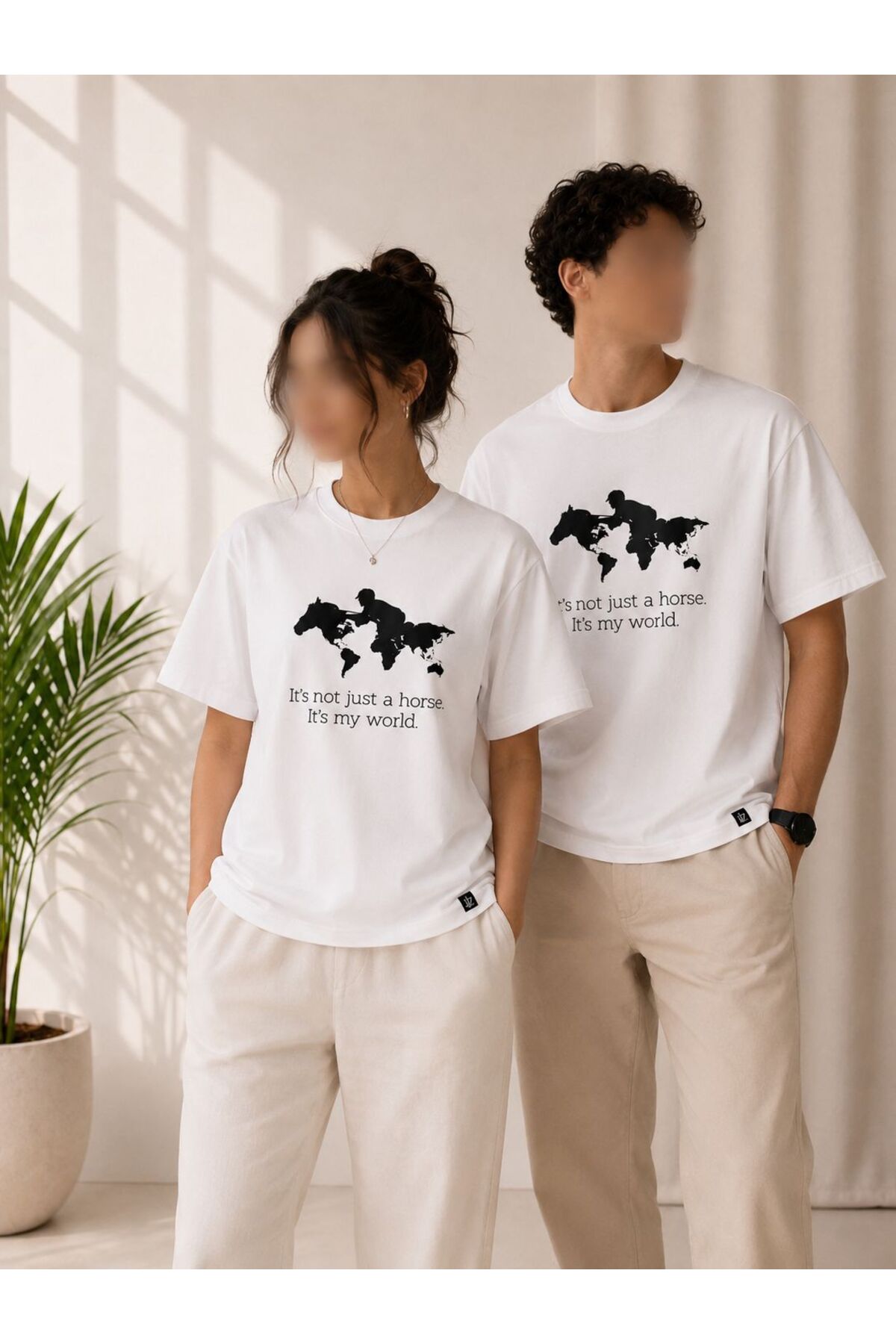 تیشرت اورسایز سوارکاری izmoda طرح اسب — 5