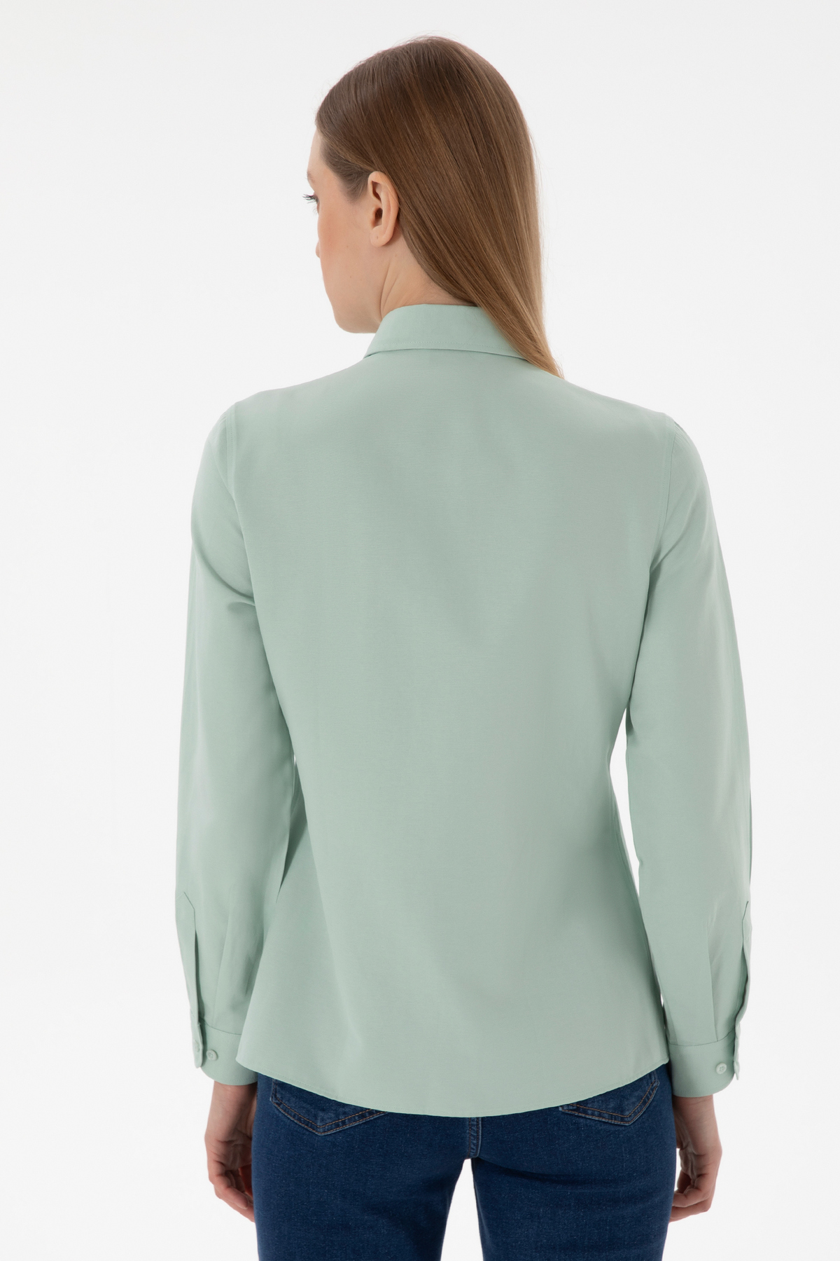 پیراهن پایه زنانه آستین‌بلند U.S. Polo Assn. مدل 50307726-VR048 — 6