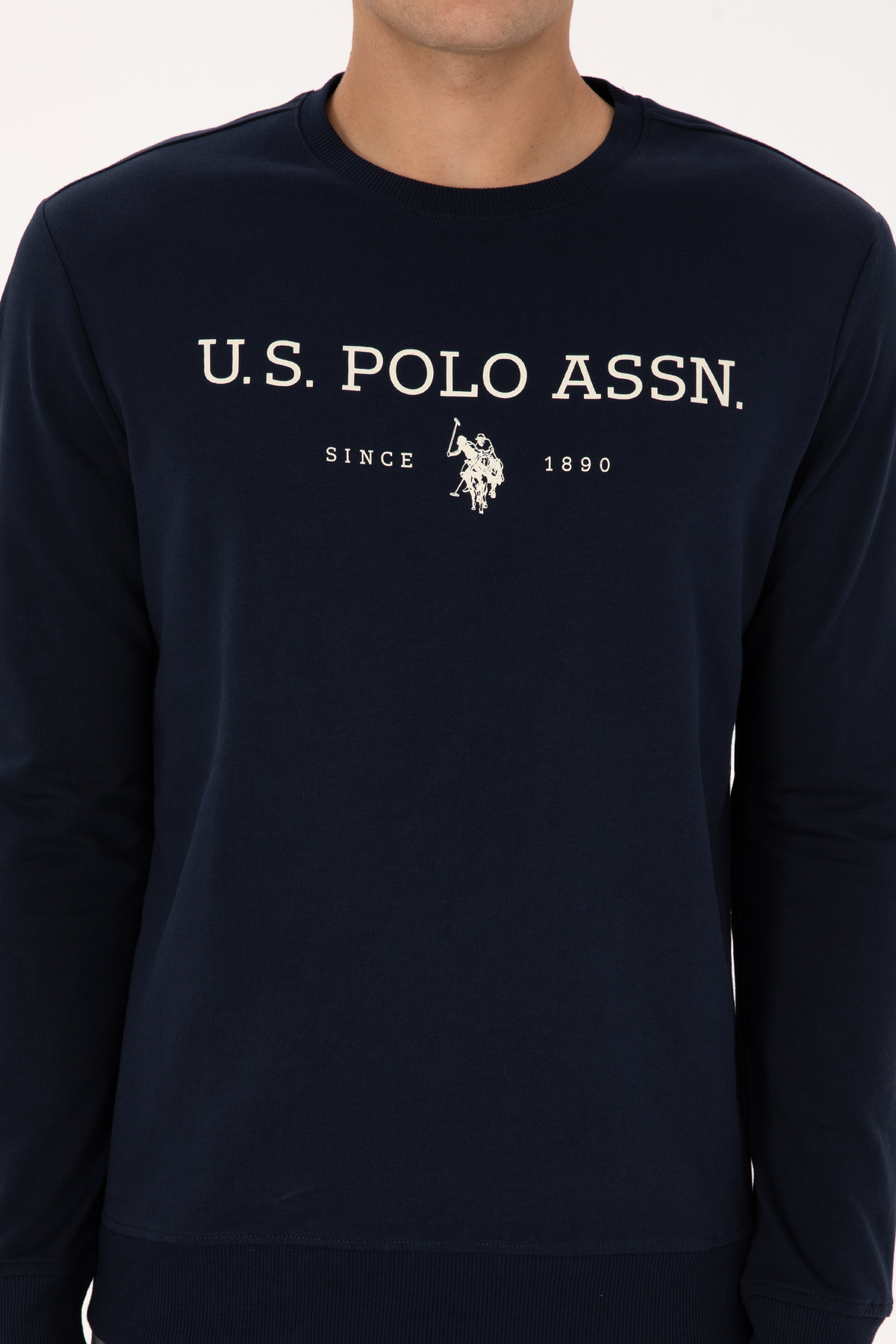 سویشرت مردانه نازک یقه گرد U.S. Polo Assn. — 6