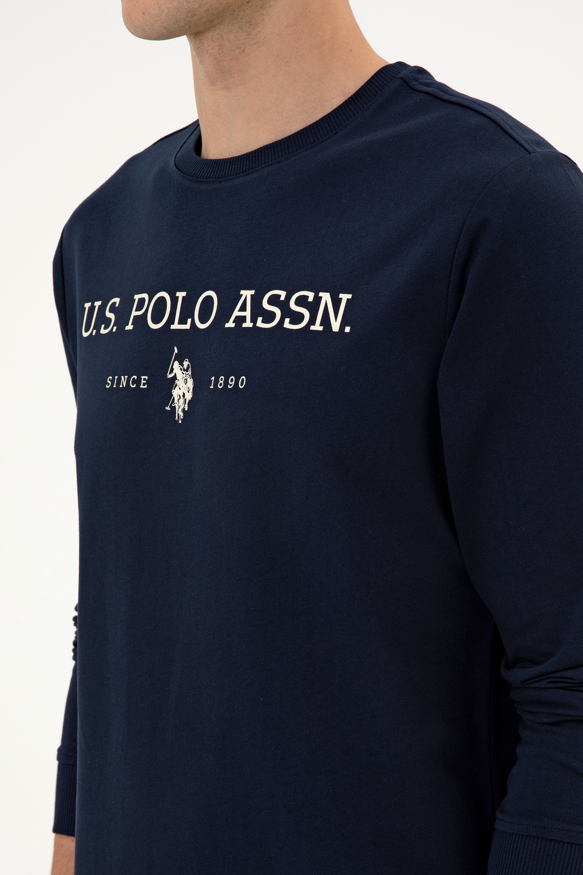 سویشرت مردانه نازک یقه گرد U.S. Polo Assn. — 7