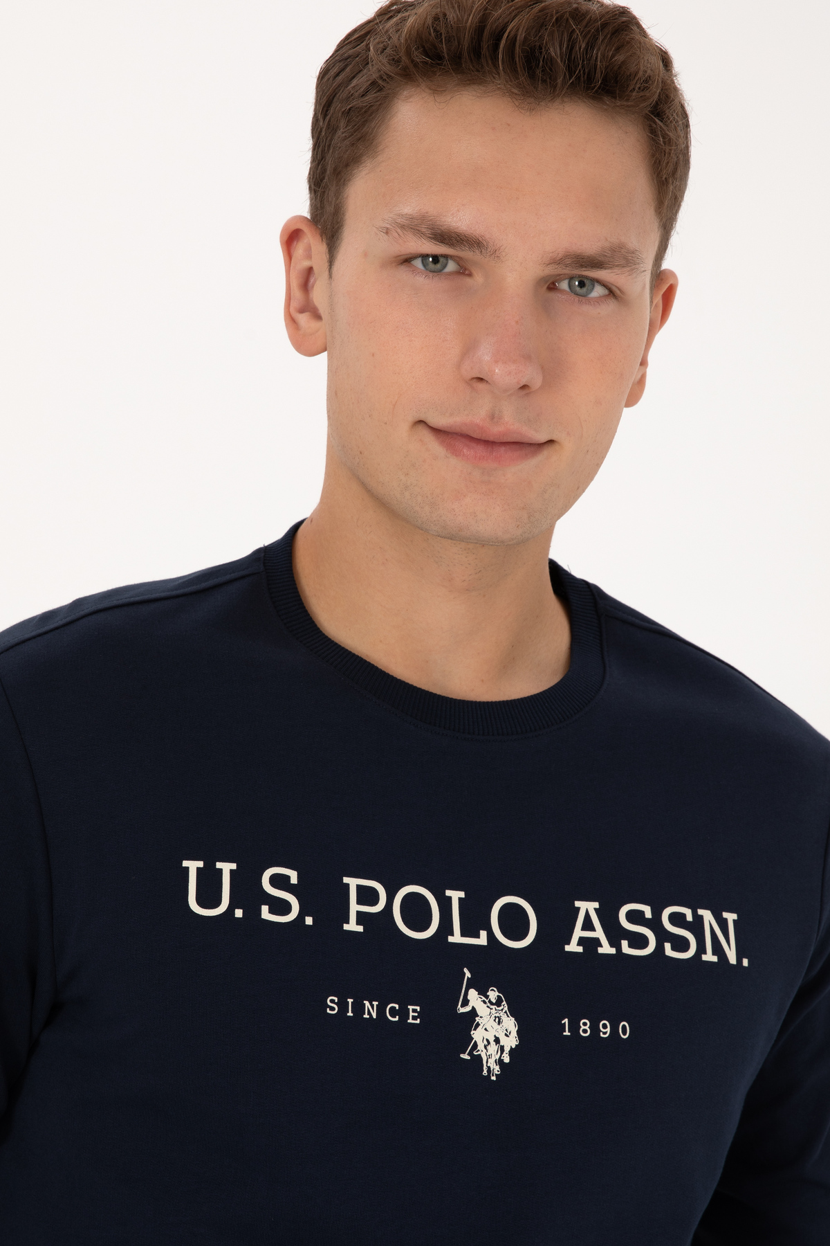 سویشرت مردانه نازک یقه گرد U.S. Polo Assn. — 2