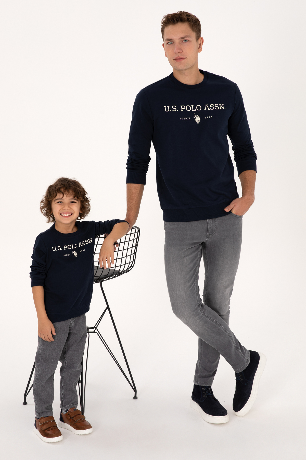 سویشرت مردانه نازک یقه گرد U.S. Polo Assn. — 4
