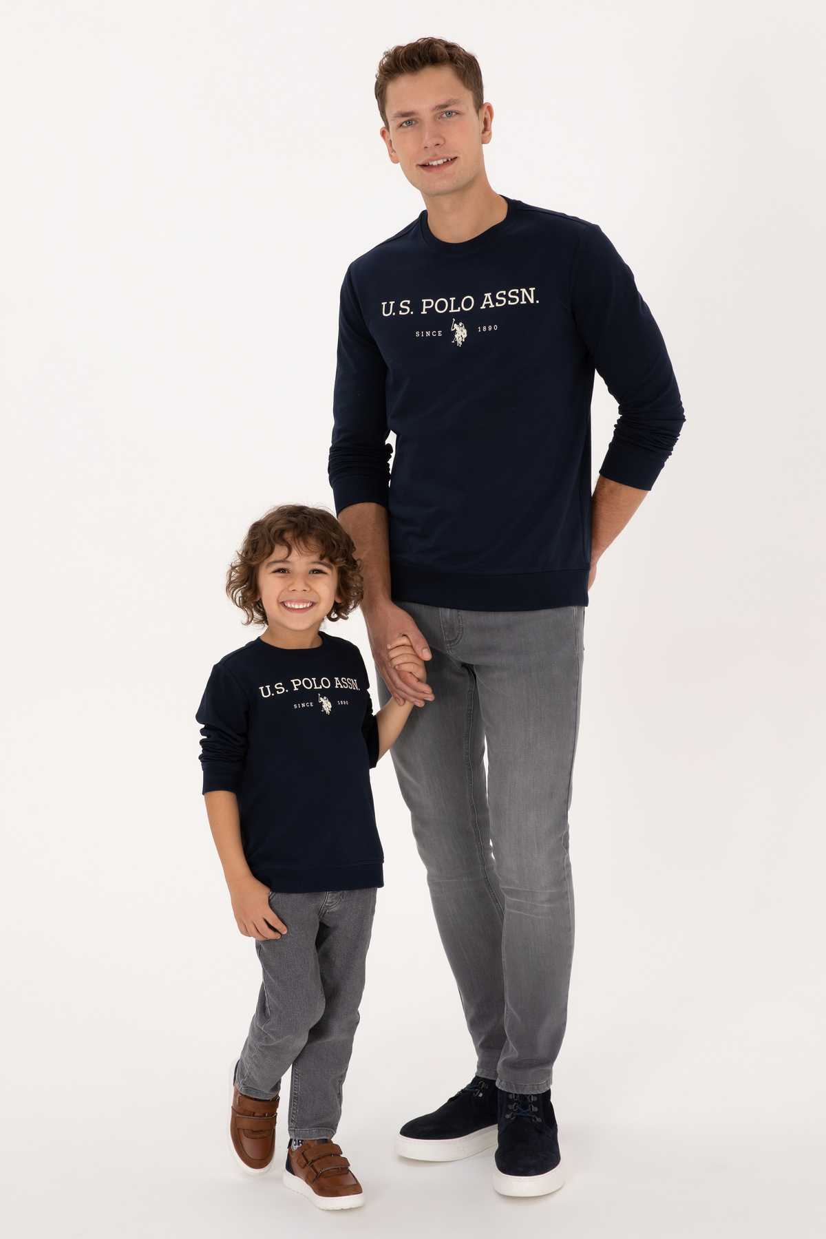 سویشرت مردانه نازک یقه گرد U.S. Polo Assn. — 3