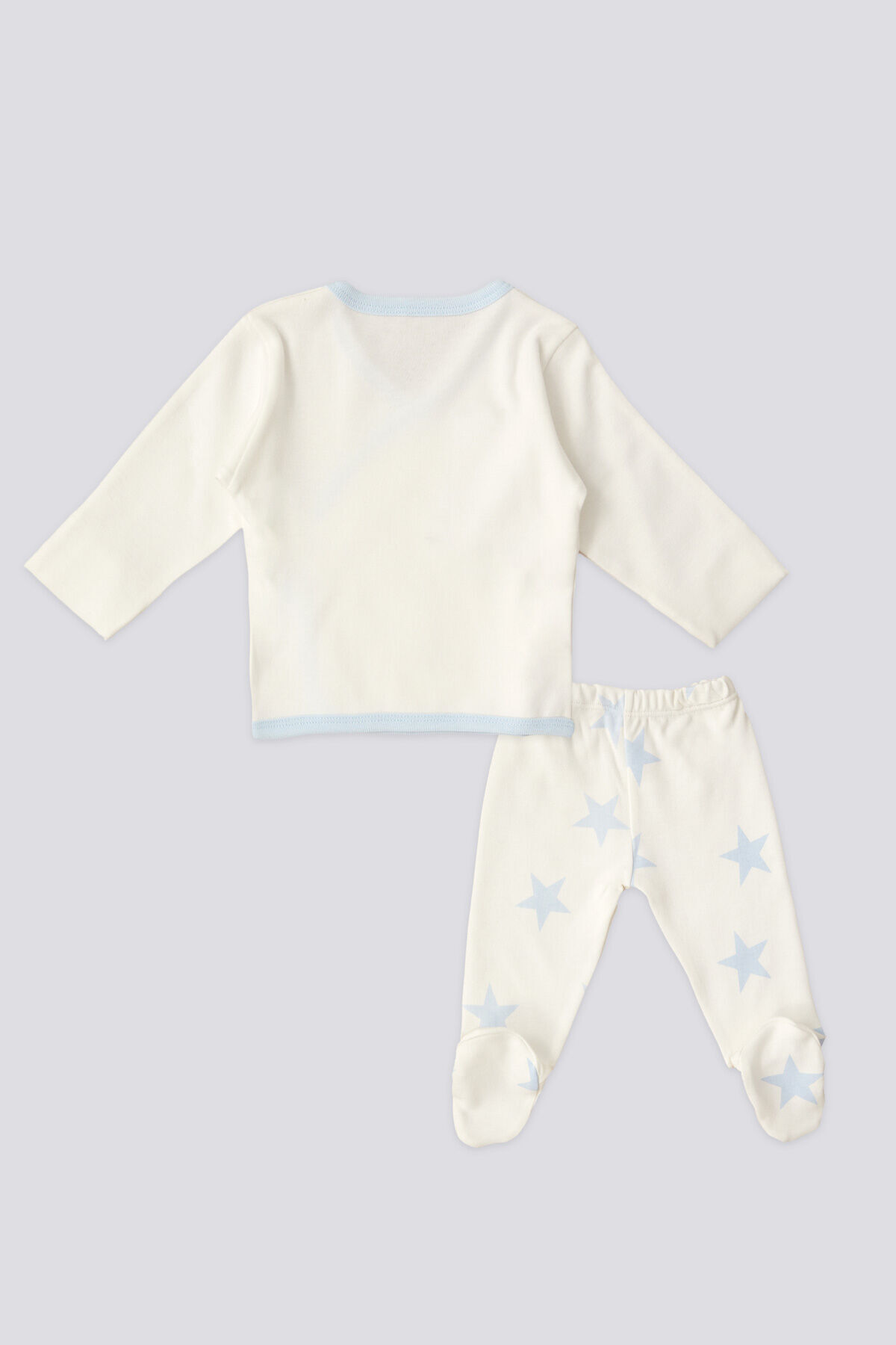 ست ۵ تکه ترخیص بیمارستان نوزاد Star سفید U.S. Polo Assn. — 3