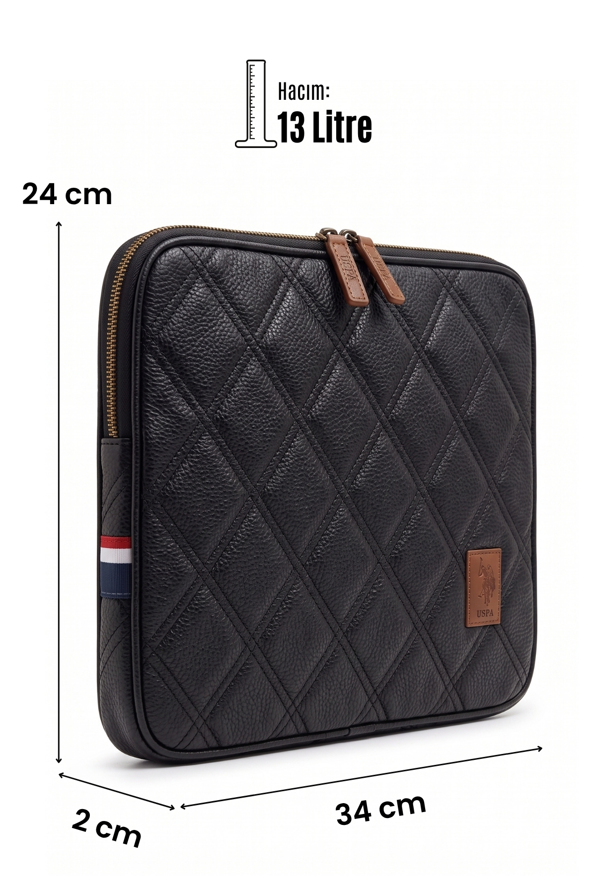 کیف محافظ تبلت، لپ‌تاپ و مک‌بوک U.S. Polo Assn. مدل 22508 مشکی — 8