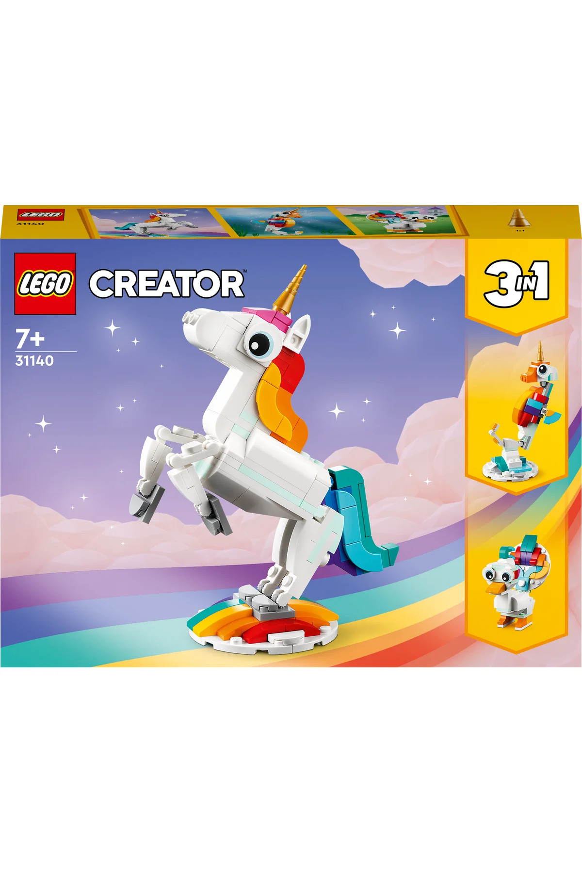ست ساخت اسب تکشاخ جادویی LEGO Creator مدل 31140، 145 قطعه — 3