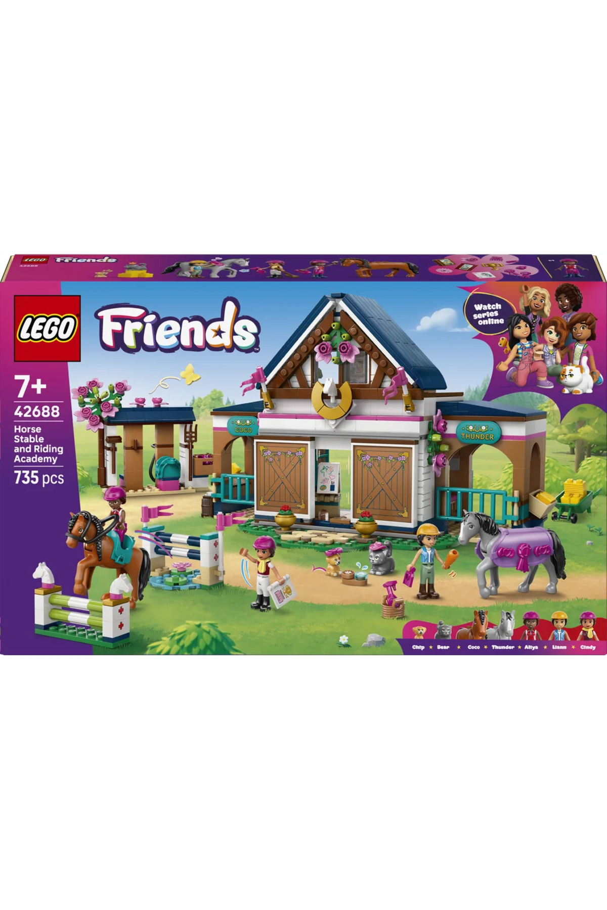 ست ساخت اسبداری و آکادمی سوارکاری LEGO Friends 42688 برای ۷ سال به بالا، ۷۳۵ قطعه — 3