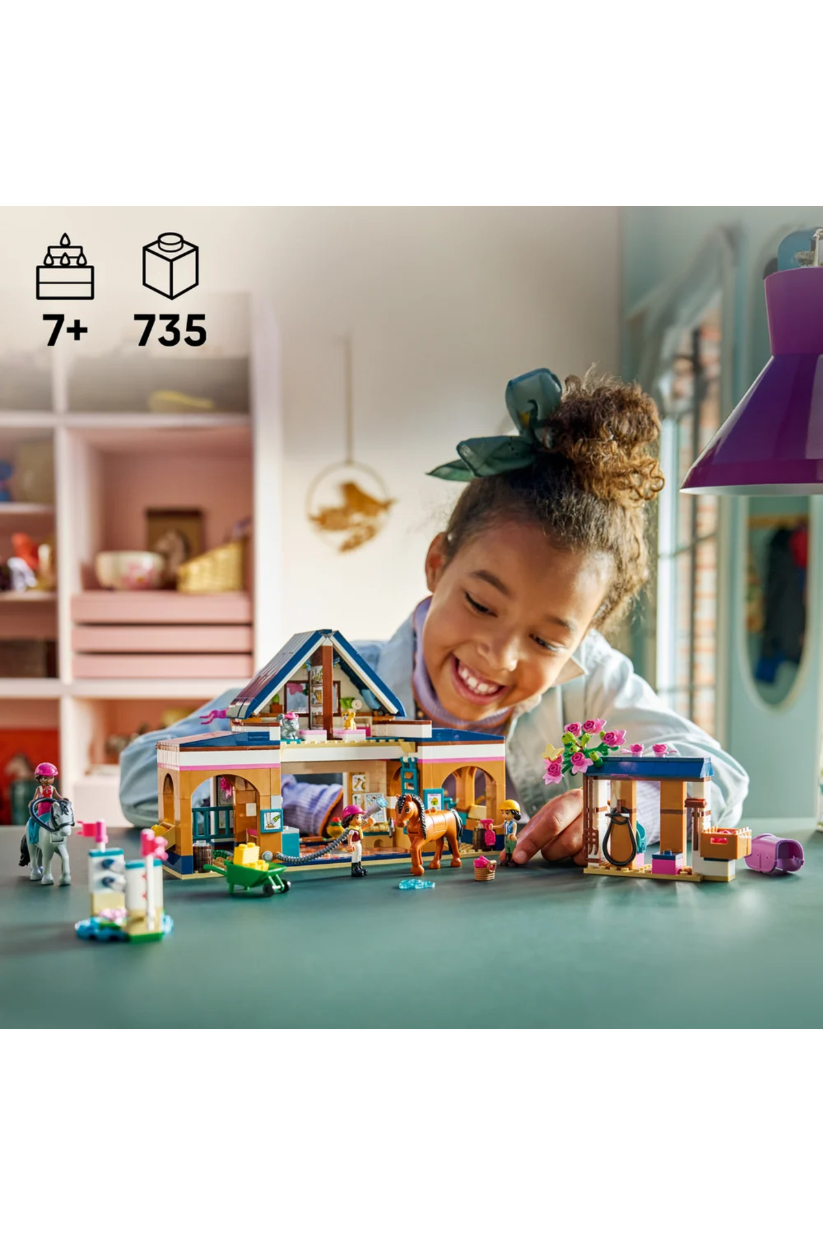 ست ساخت اسبداری و آکادمی سوارکاری LEGO Friends 42688 برای ۷ سال به بالا، ۷۳۵ قطعه — 5