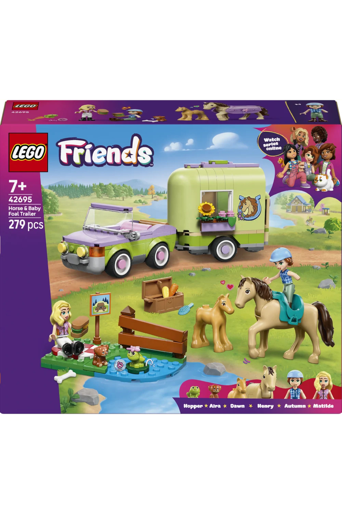 ® ست ساخت اسب و تریلر کرهاسب LEGO Friends42695، مناسب کودکان۷ سال به بالا،۲۷۹ قطعه — 3