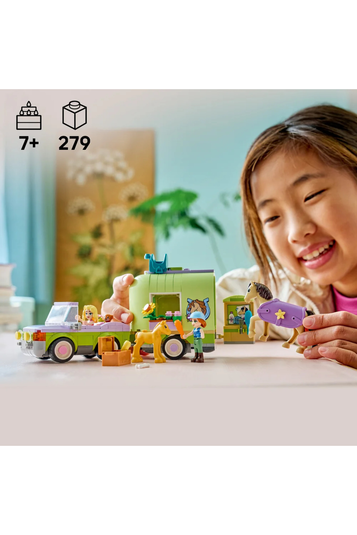 ® ست ساخت اسب و تریلر کرهاسب LEGO Friends42695، مناسب کودکان۷ سال به بالا،۲۷۹ قطعه — 5
