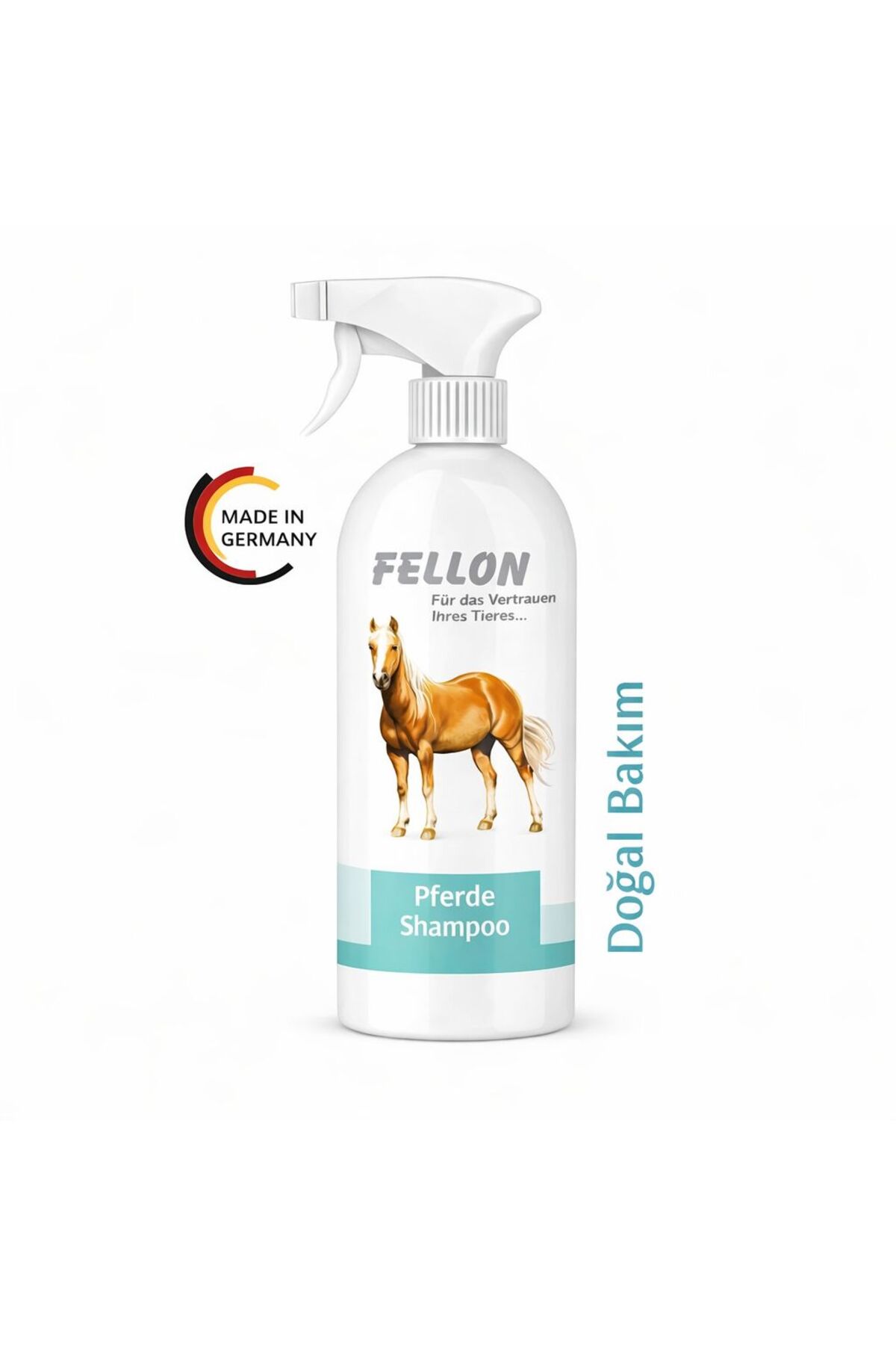 شامپو اسب Fellon ظرفیت ۵۰۰ میلی‌لیتر با نازل اسپری