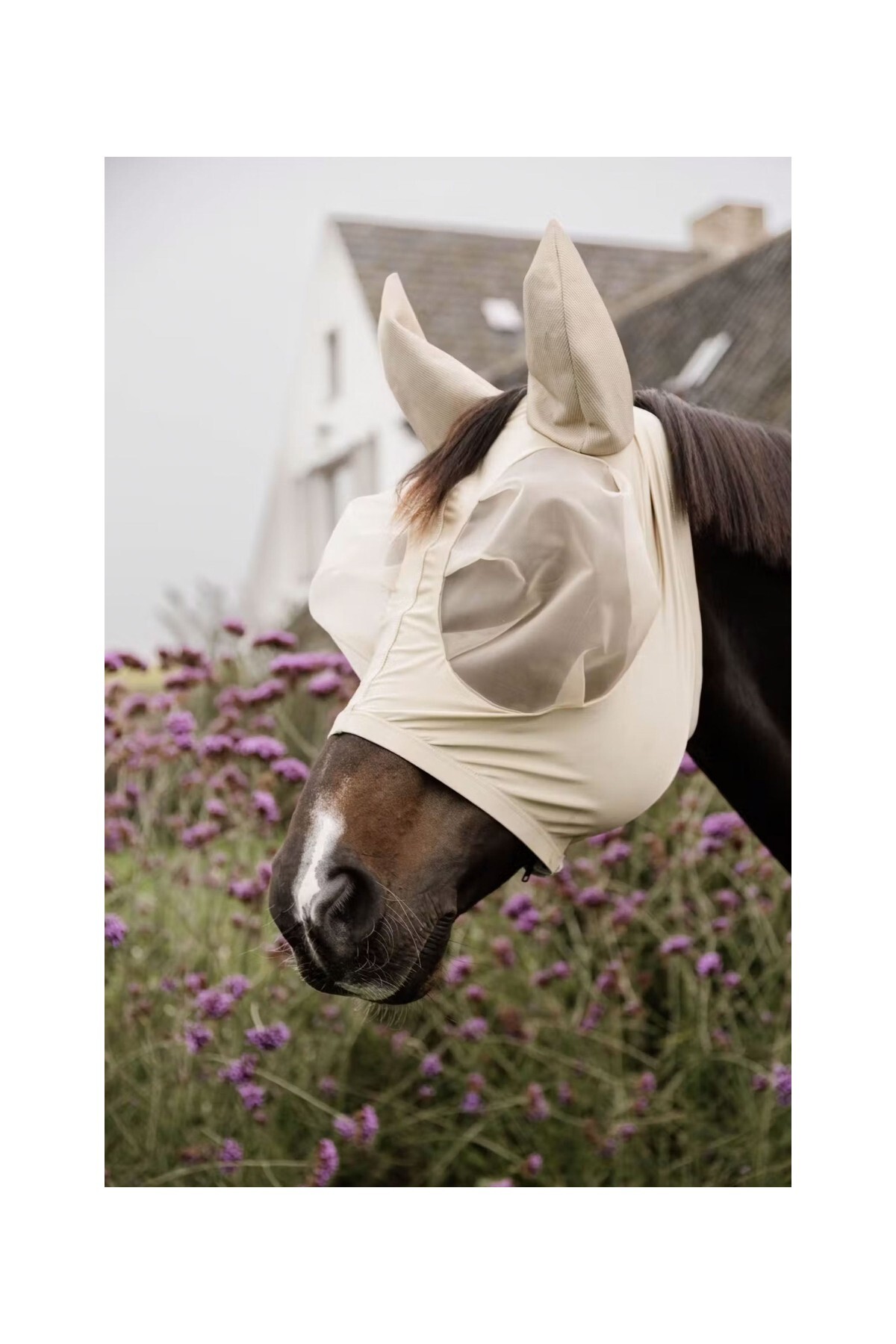 ماسک مگس اسب KENTUCKY HORSEWEAR مدل Slim Fit Lycra — 4