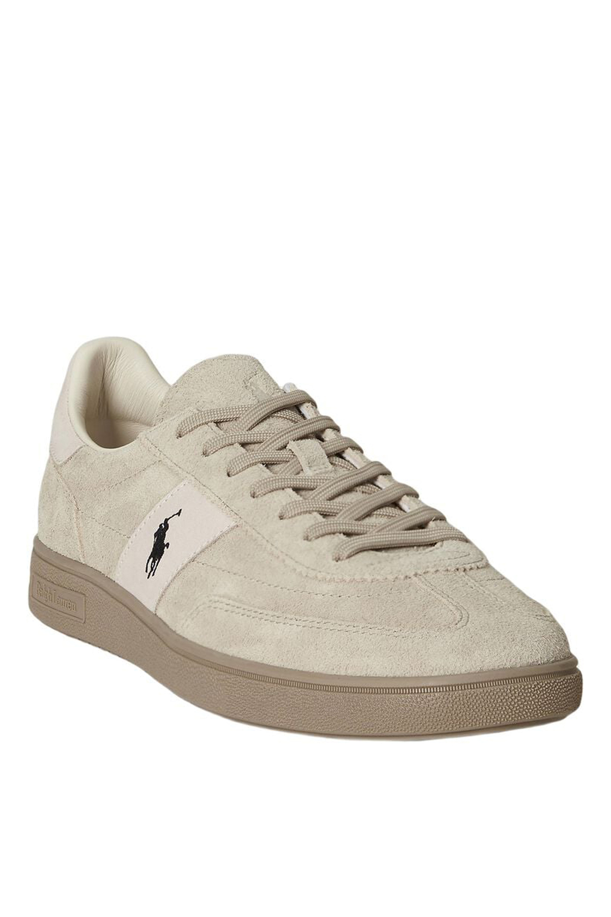 کتانی مردانه بژ پولو رالف لورن مدل BEDFORD PP-SNEAKERS-LOW TOP LACE