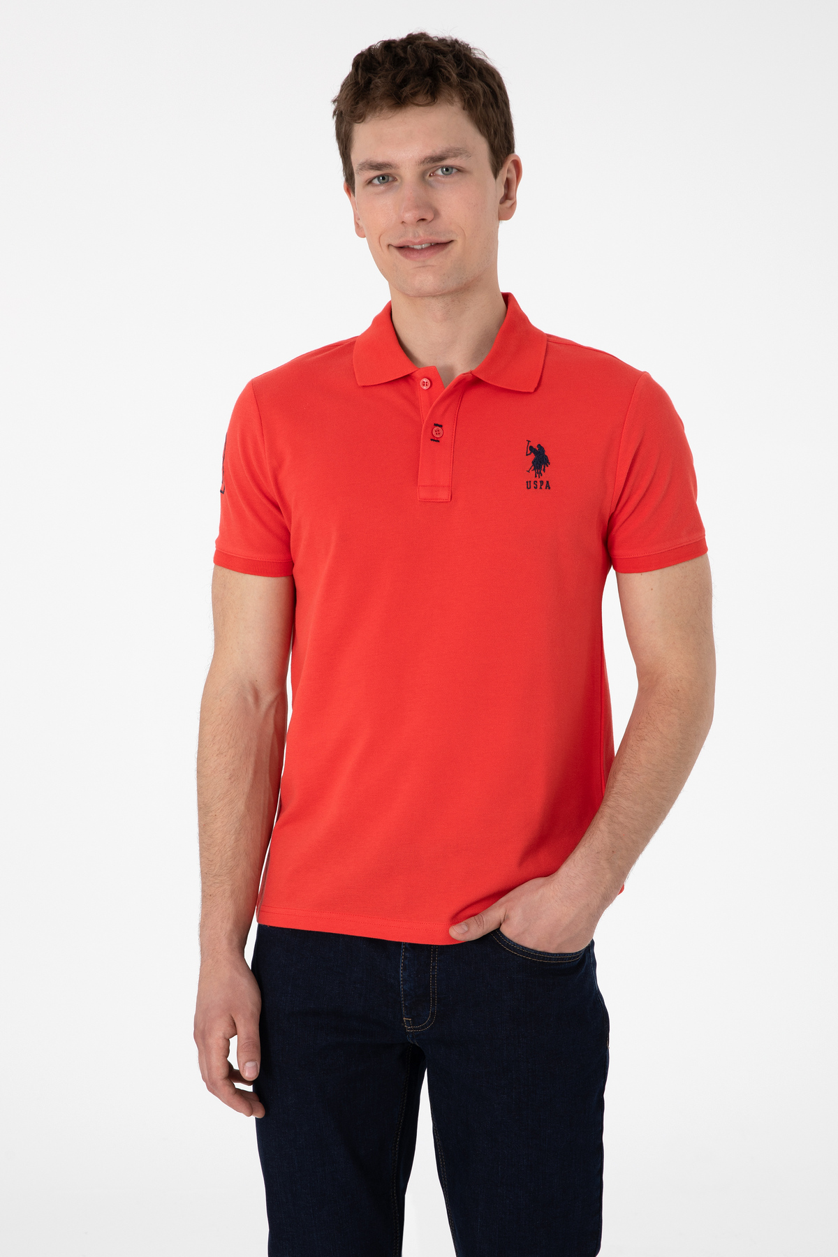 پولوشرت مردانه ساده U.S. Polo Assn. مدل 50305929-VR213