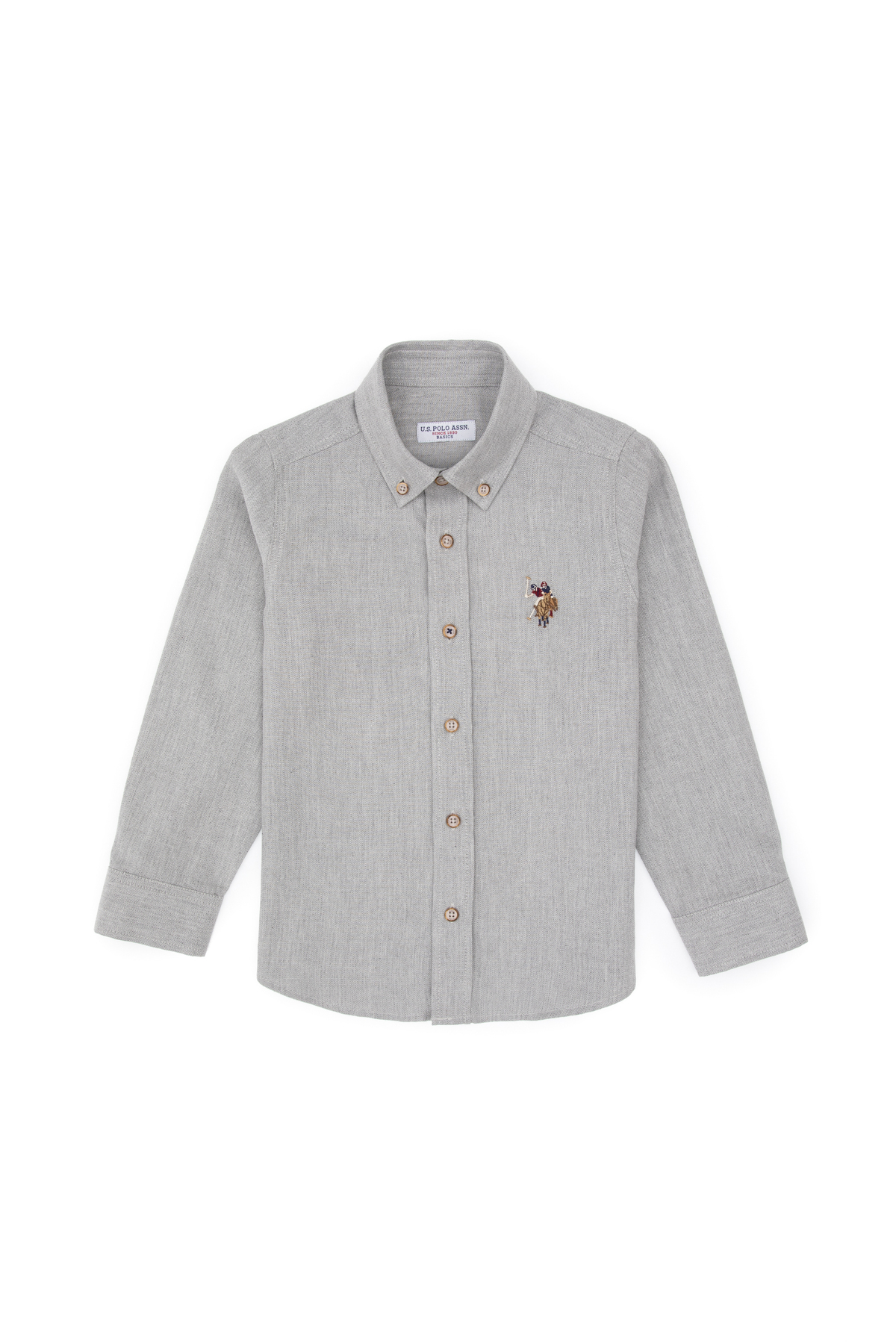 پیراهن پایه آستین بلند پسرانه U.S. Polo Assn. مدل 50307690-VR049 — 1