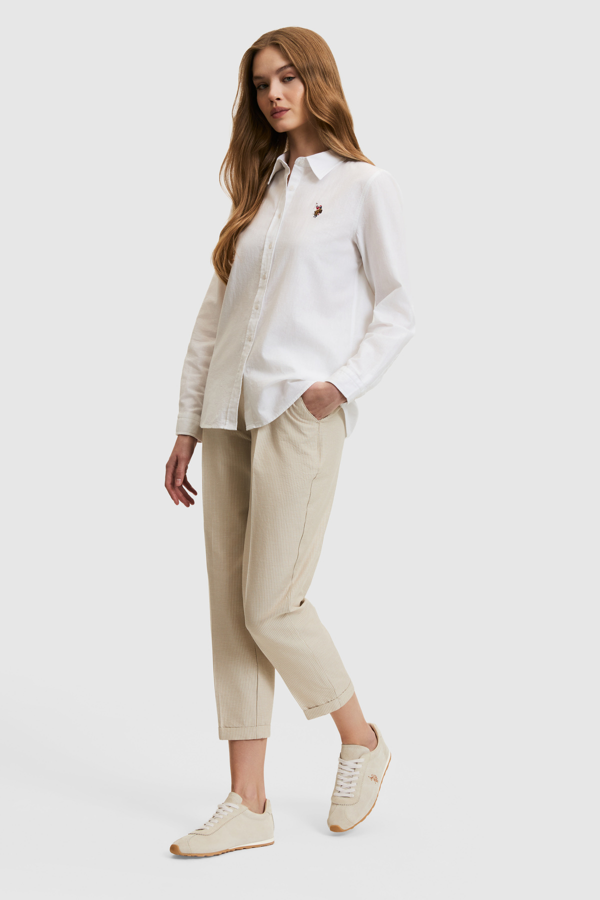 پیراهن زنانه آستین بلند U.S. Polo Assn. مدل 50320204-VR013 — 4
